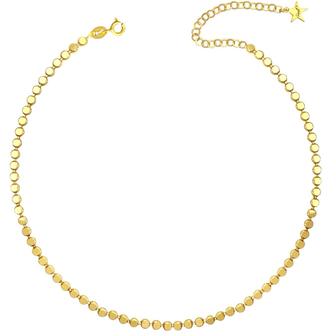 Collana flora piatta