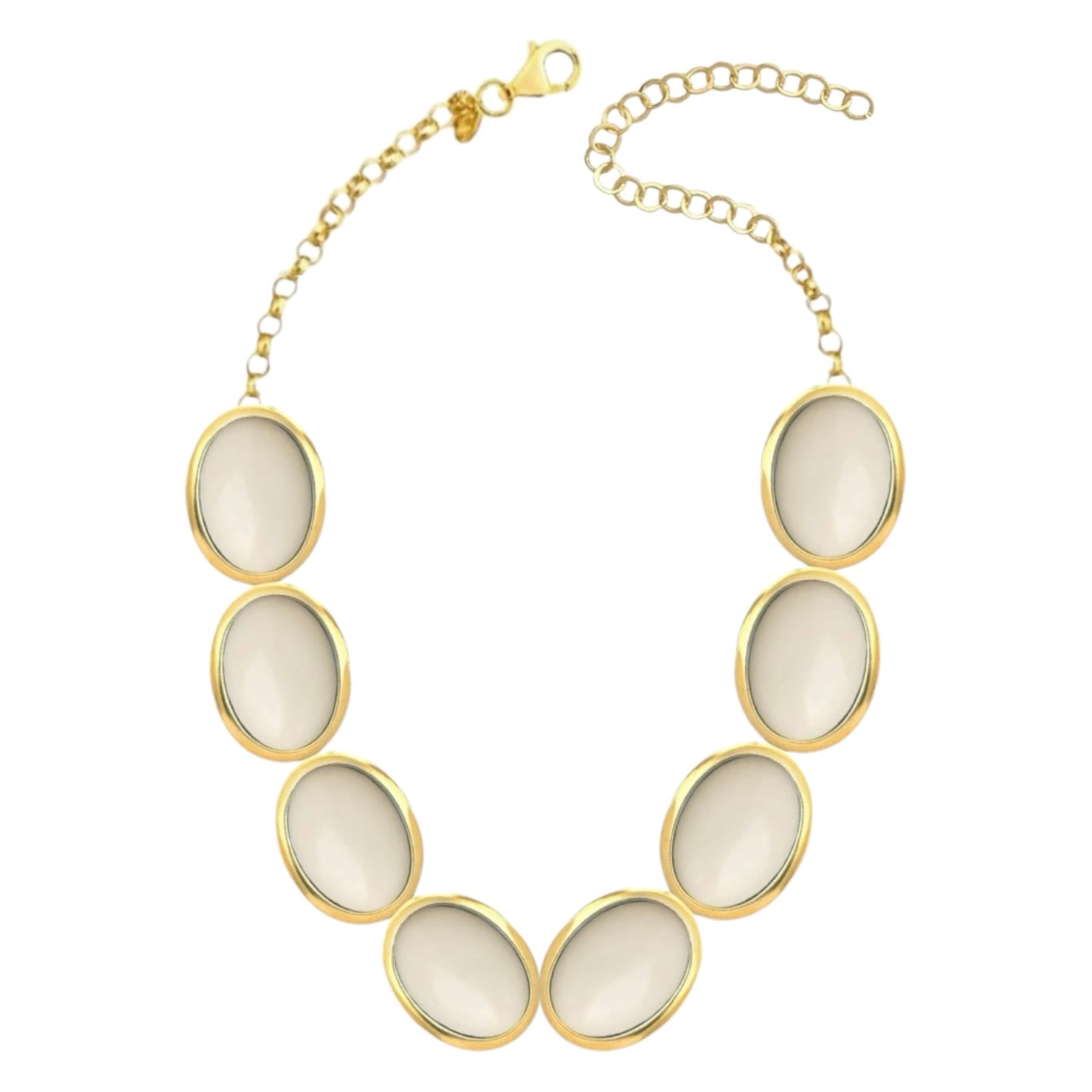 Collana Infinity oval color