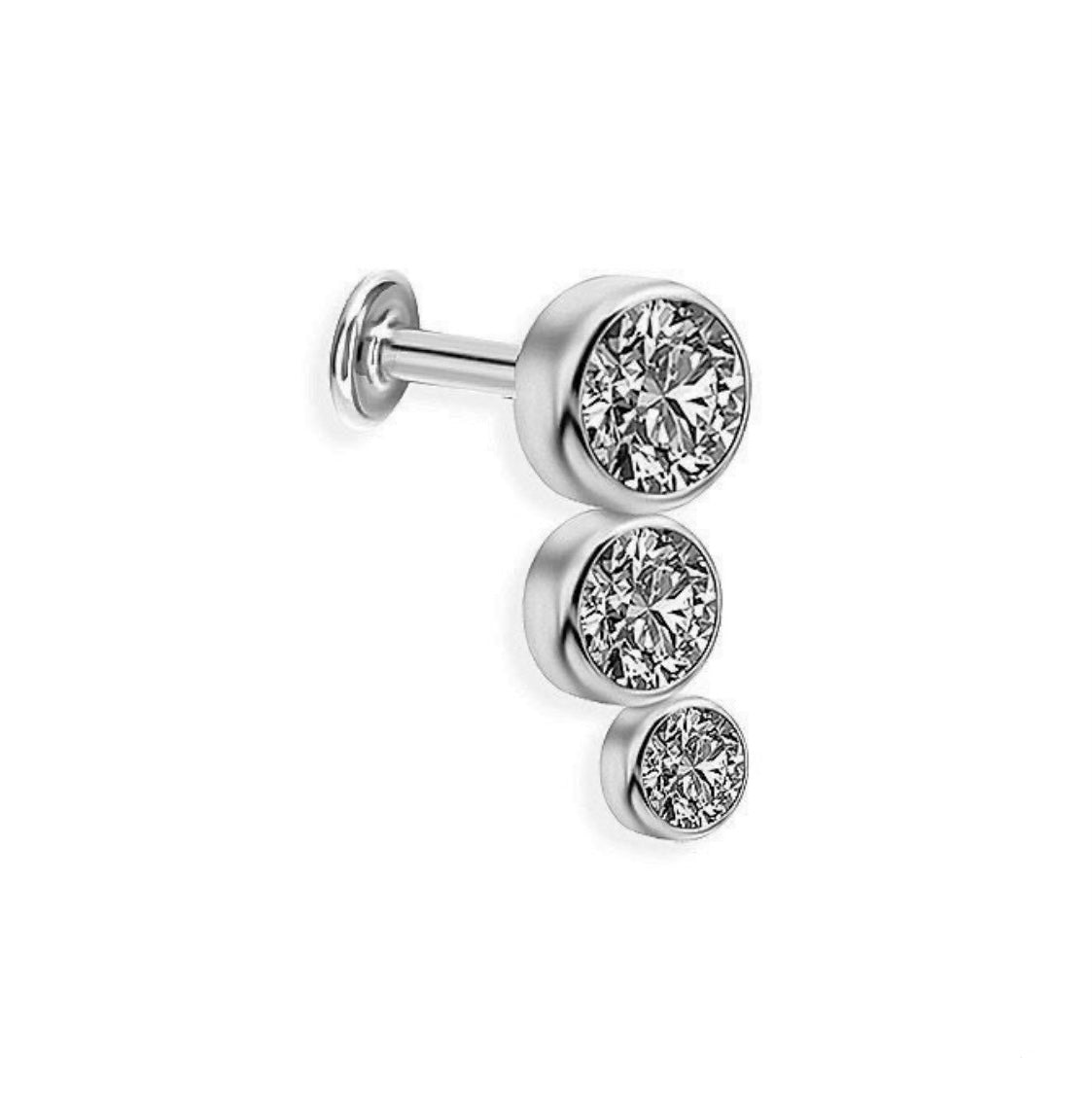 Piercing three curvy