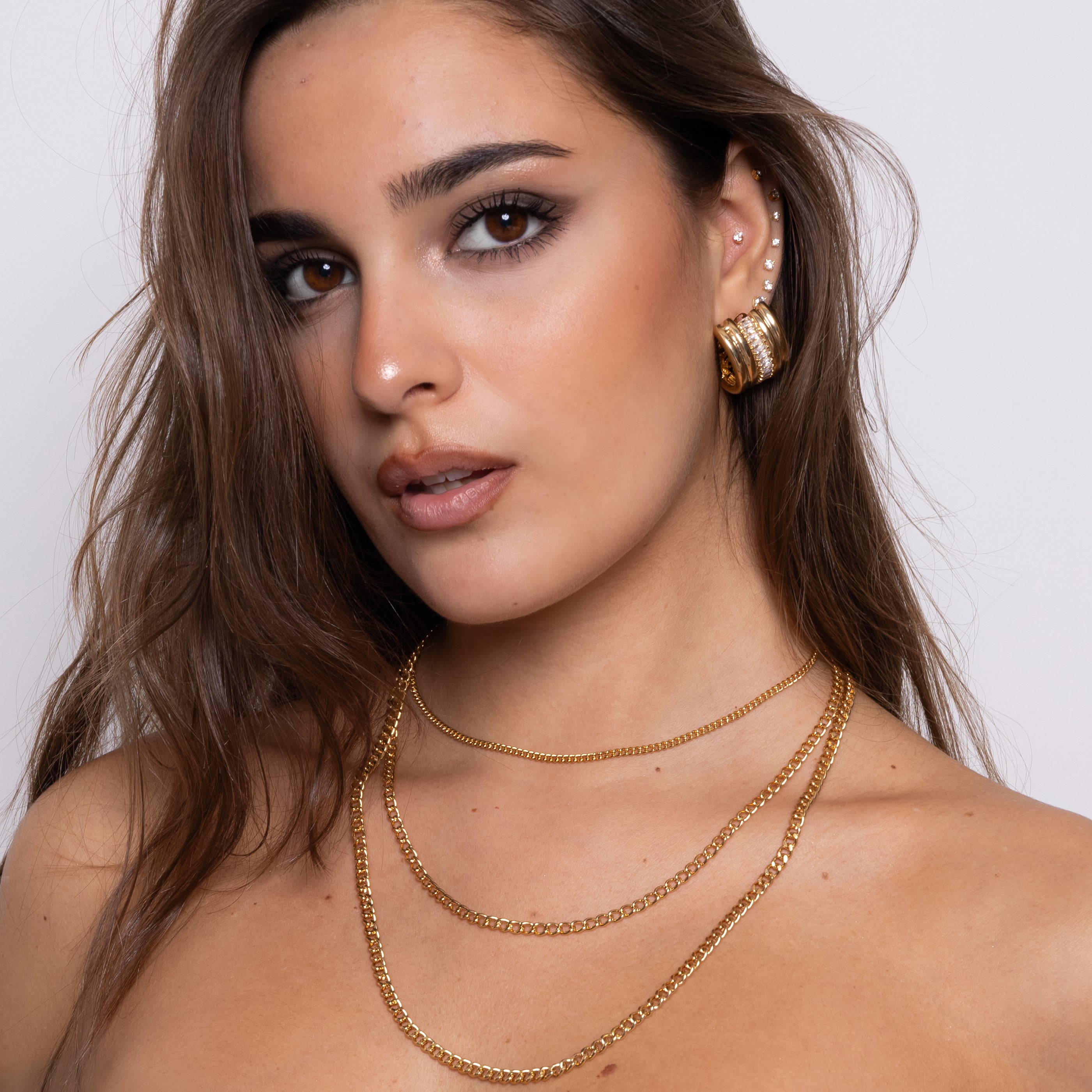 Swarovski snail earrings