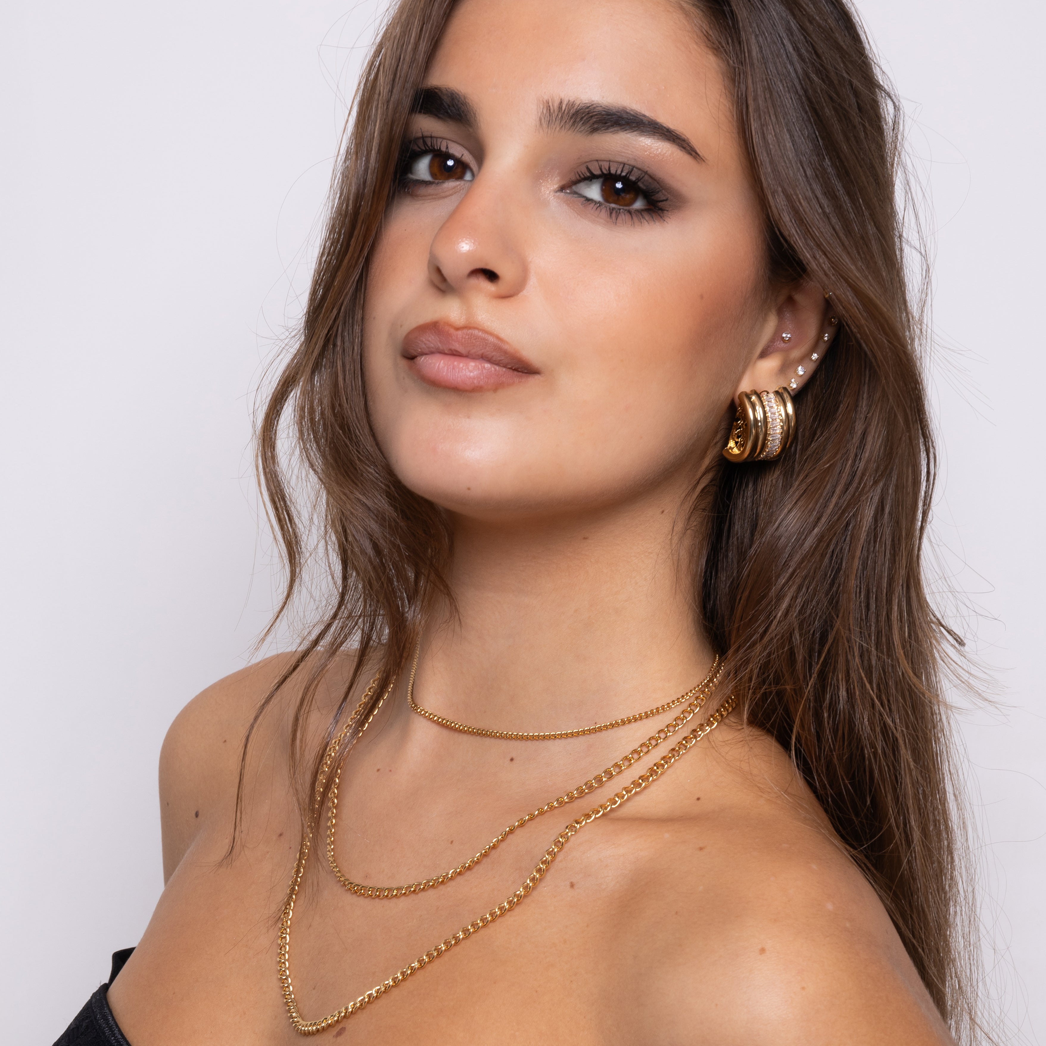 Swarovski snail earrings