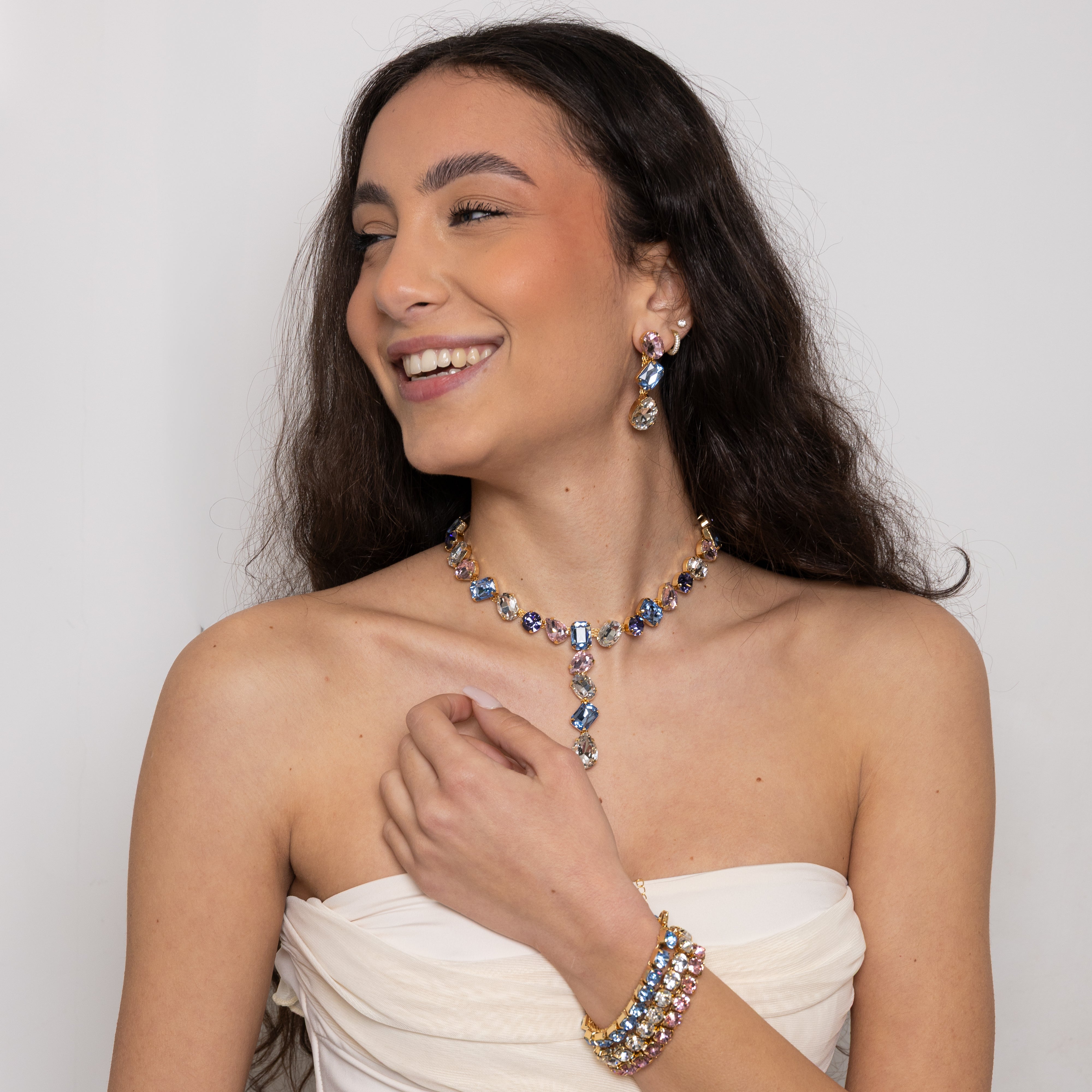 Collana pastel Swarovski