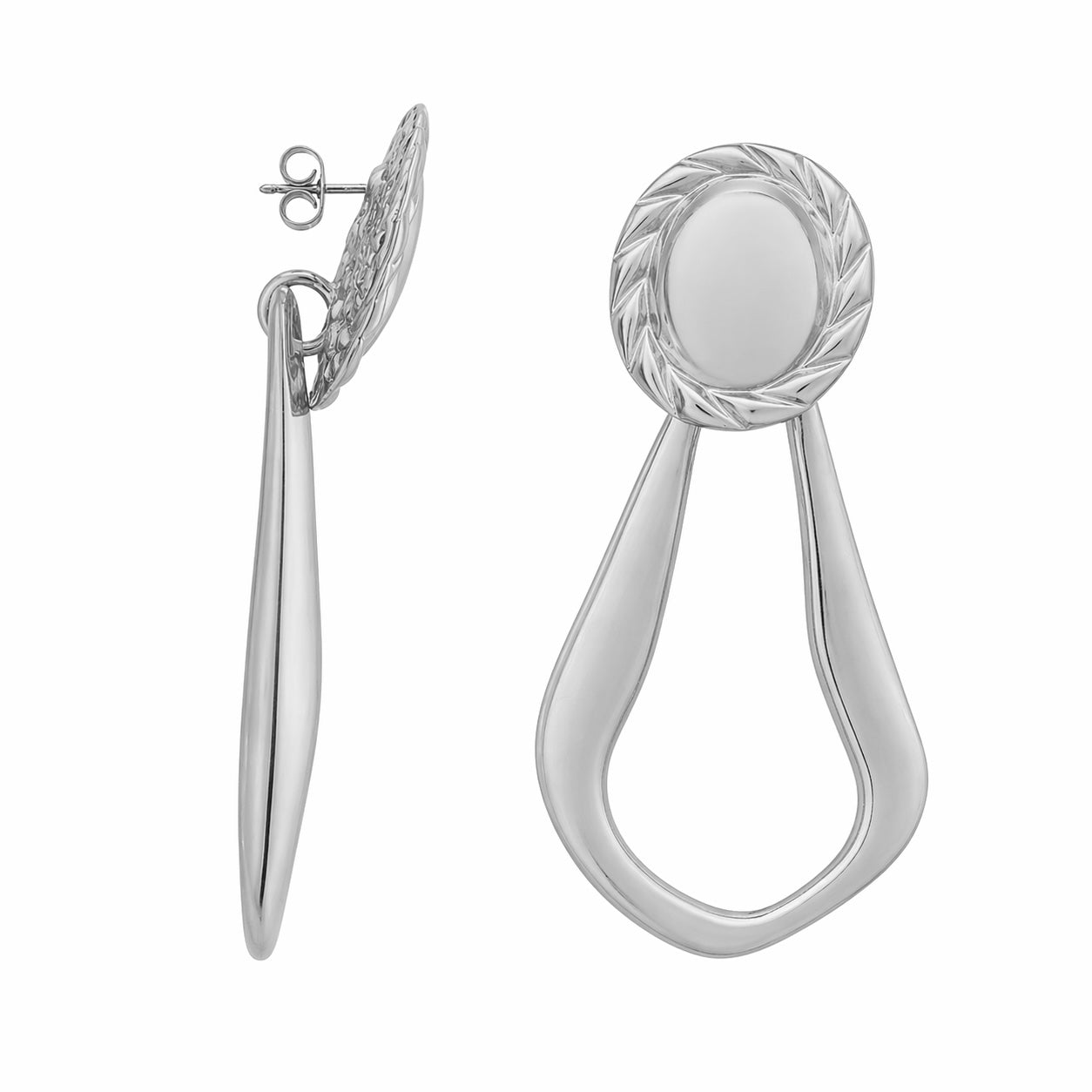 Orecchini Botton Metal