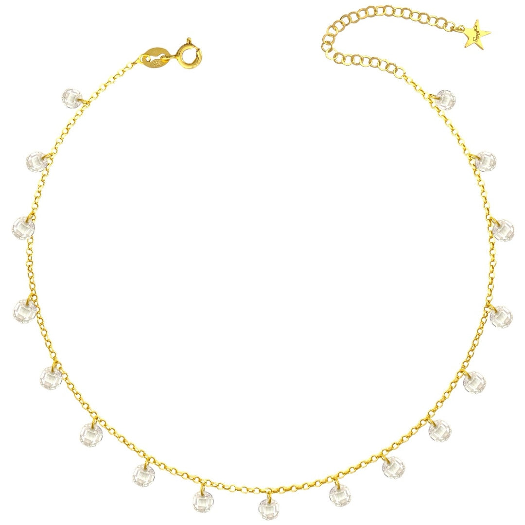 Collana multi zirconi