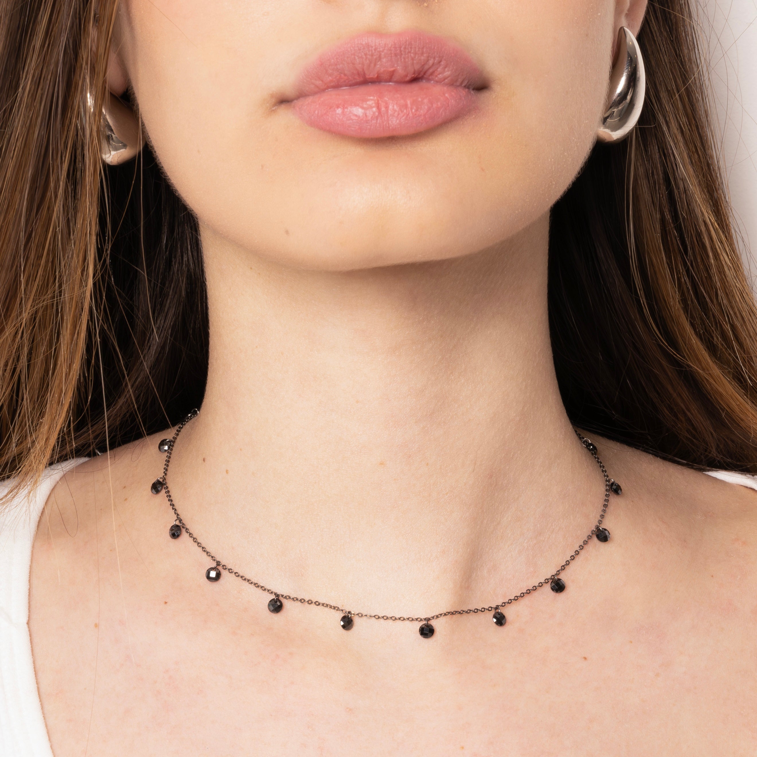 Collana multi zirconi