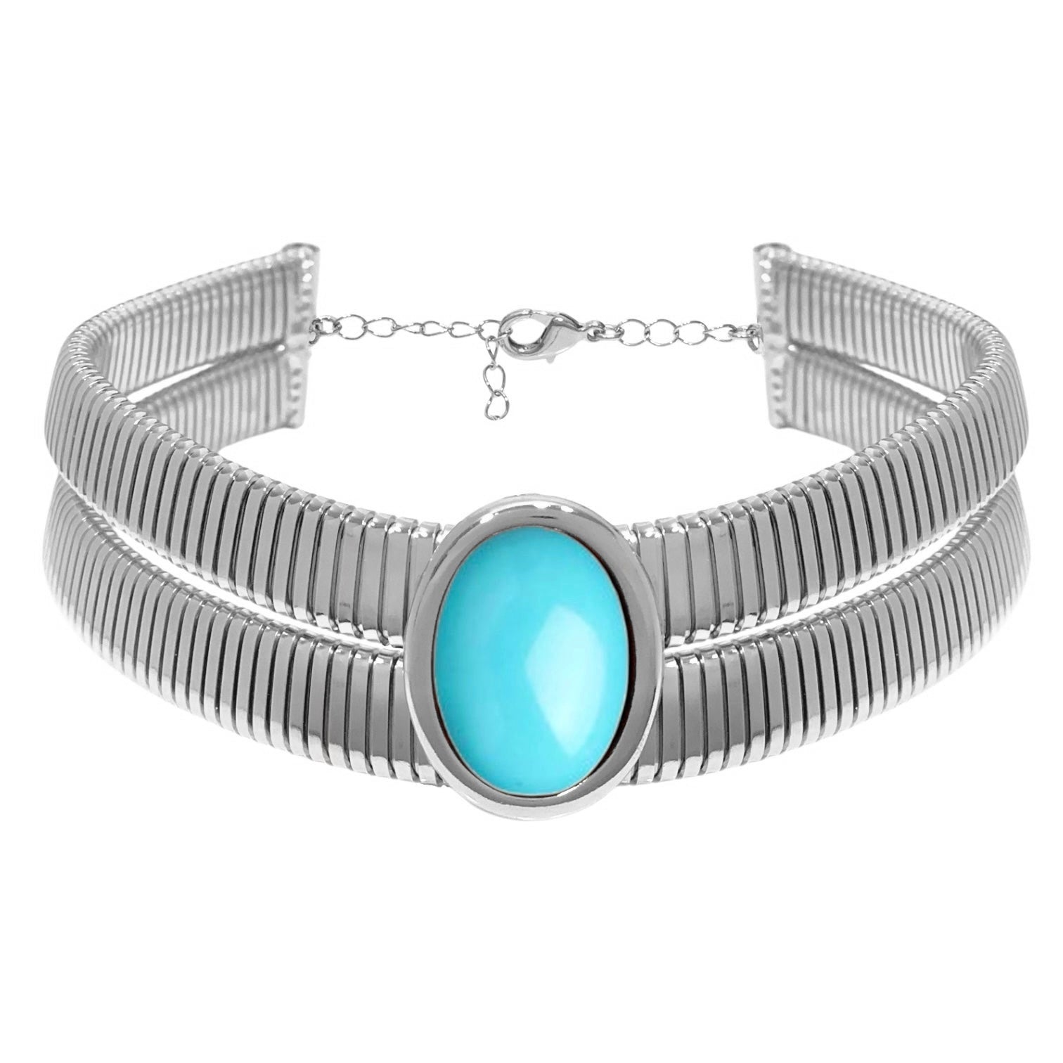 Collana tubo double color