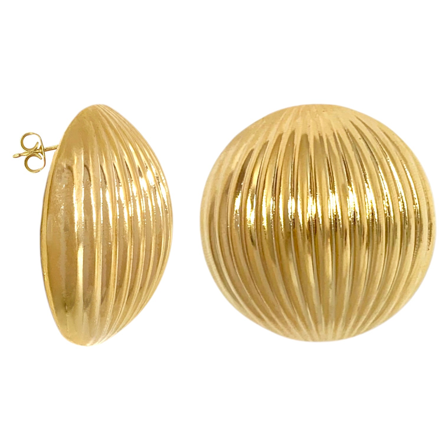 Bubble line earrings