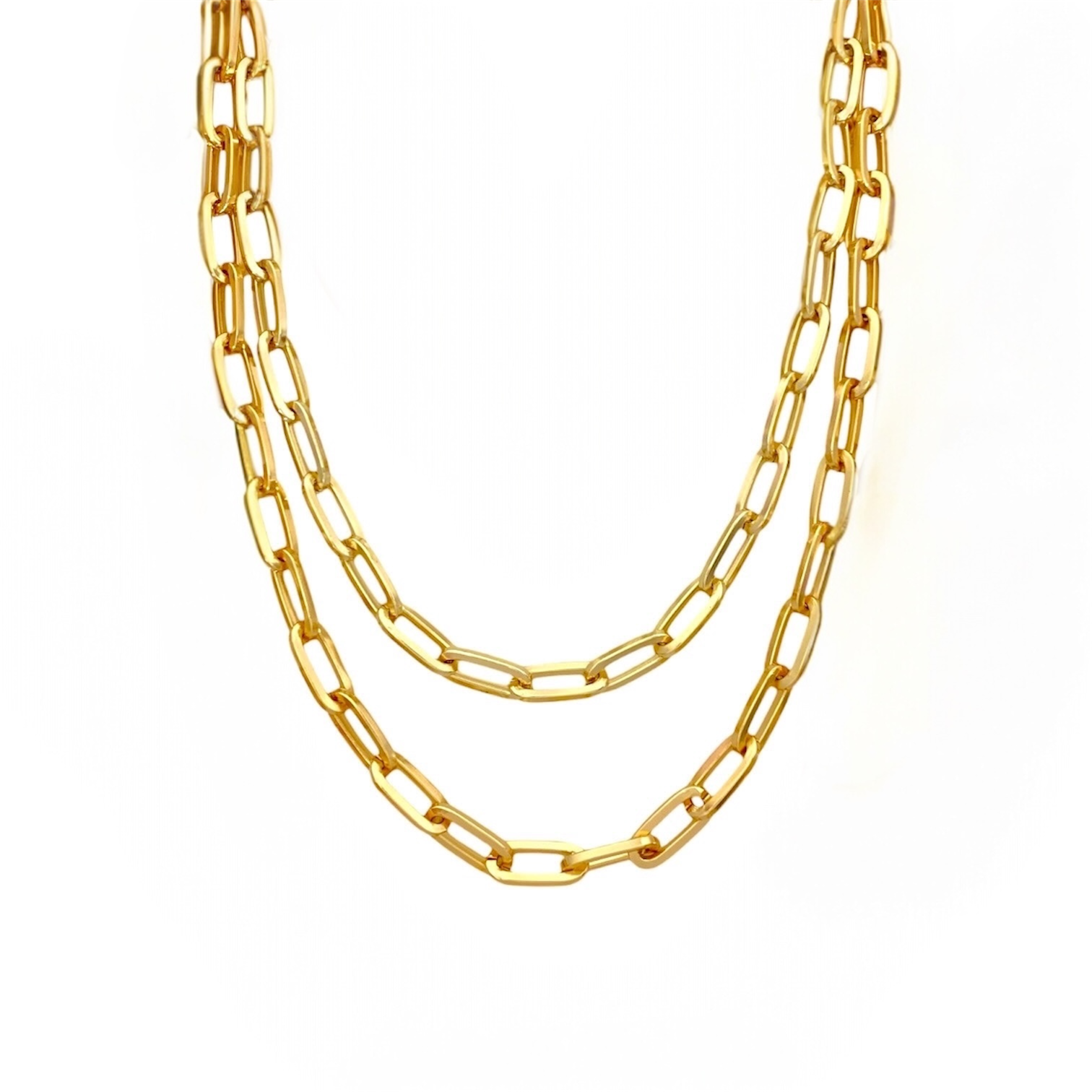 Collana double square