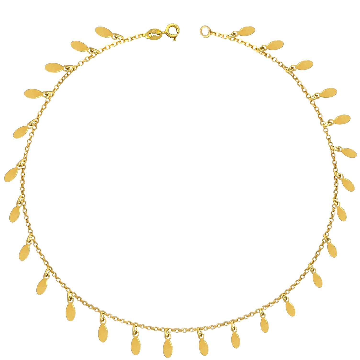 Chain waist hanging grains