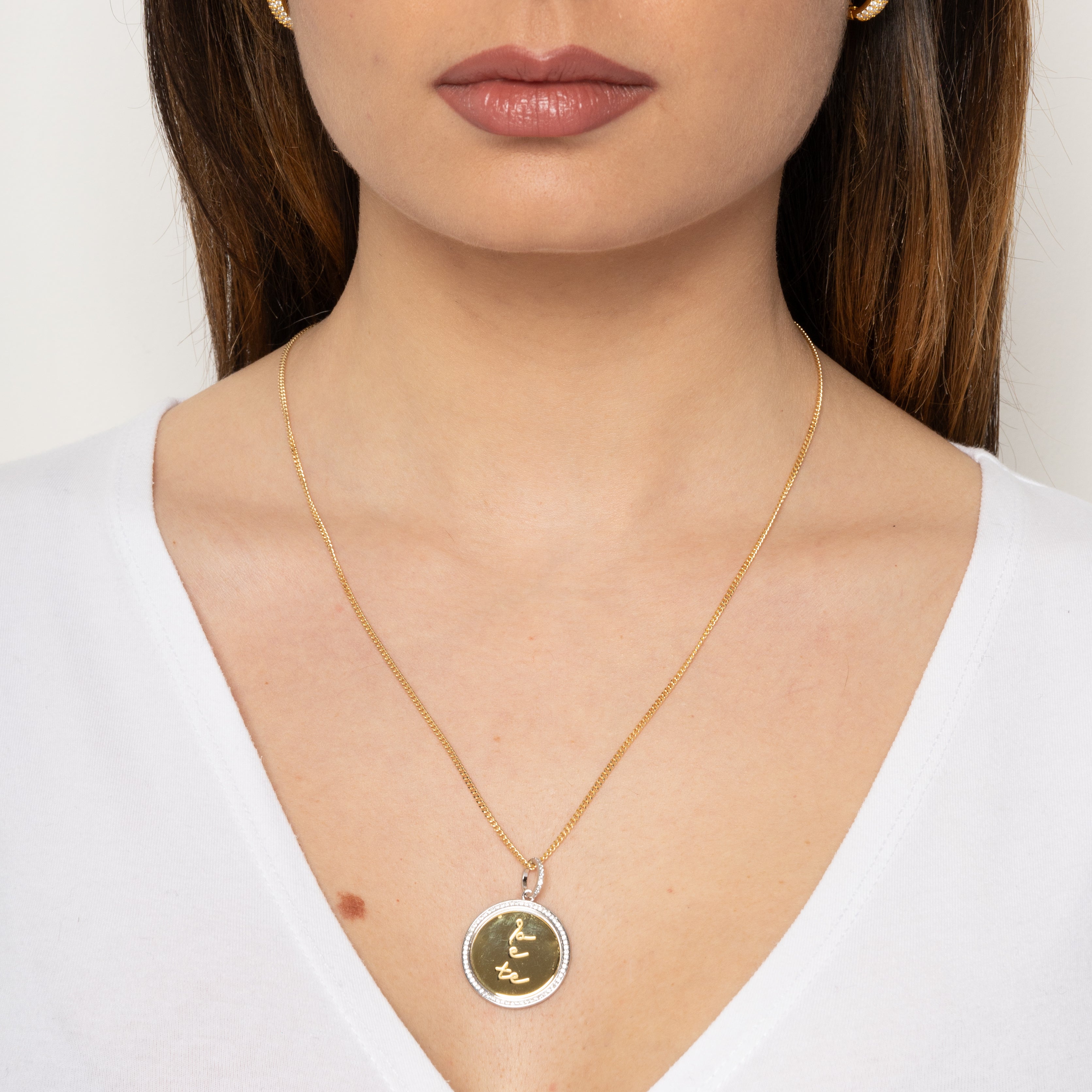Round you and me necklace