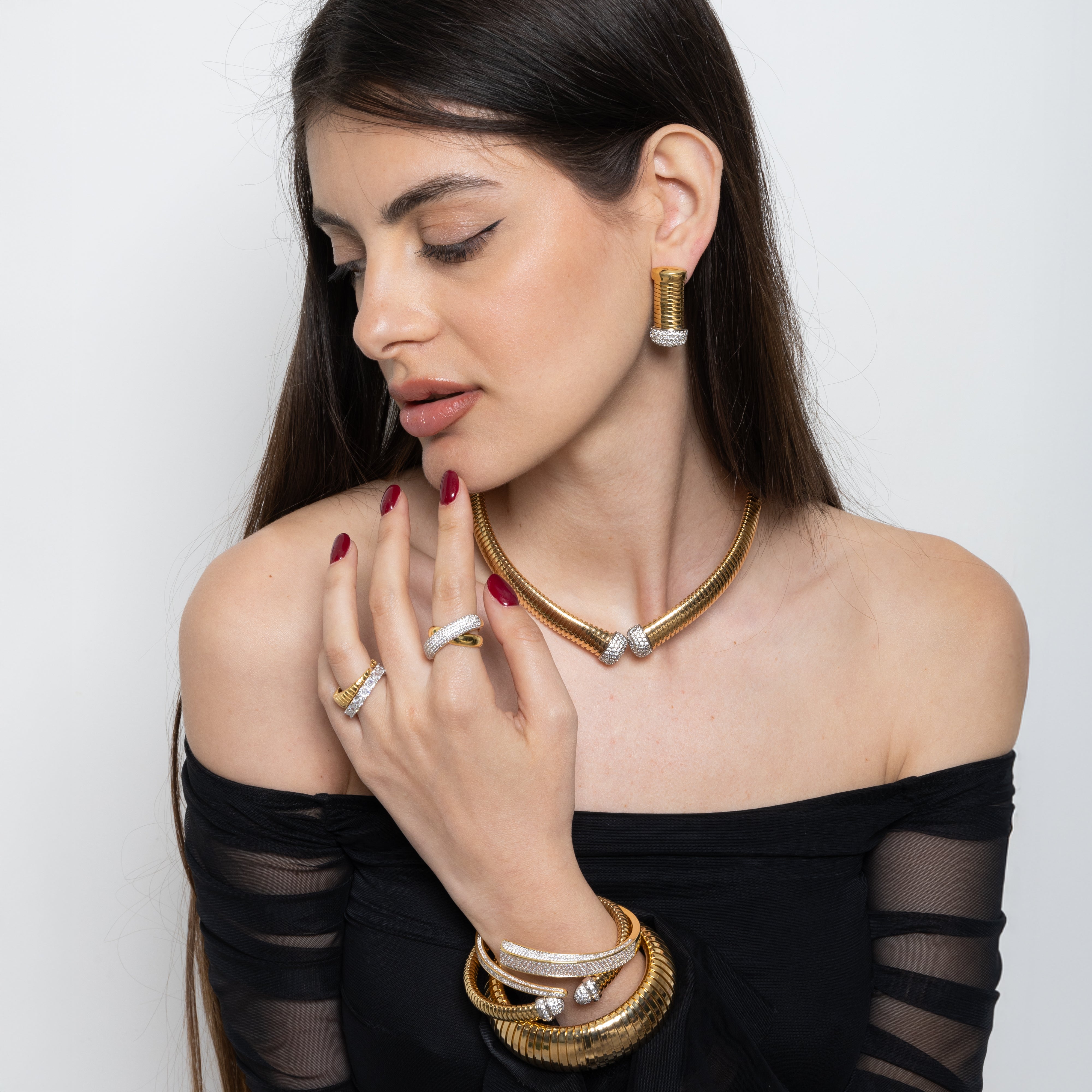 Orecchini tubogas luxury