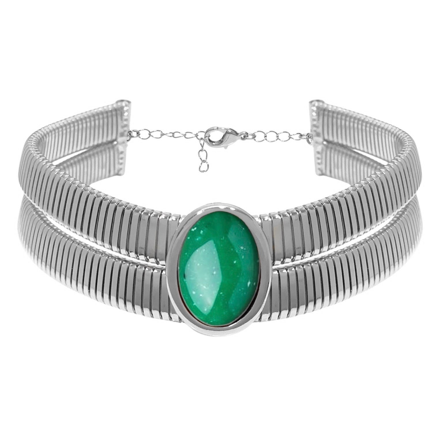 Collana tubo double color