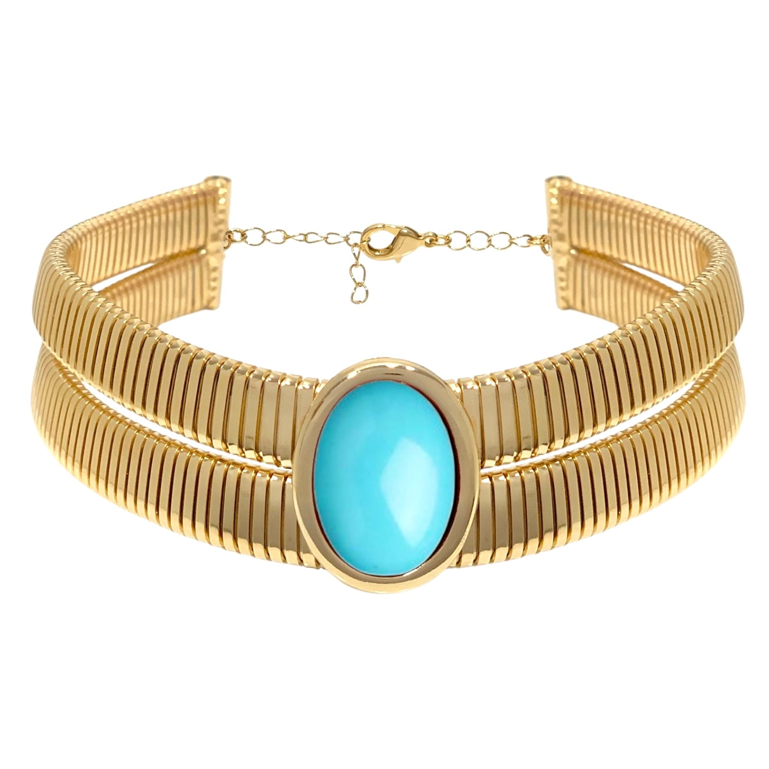 Collana tubo double color