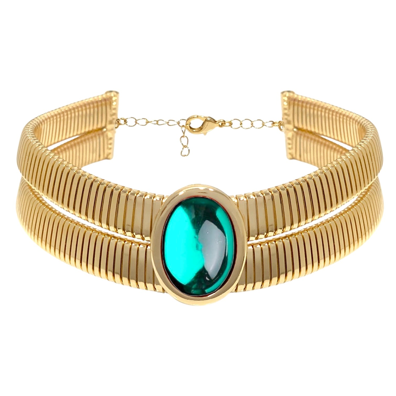 Collana tubo double color