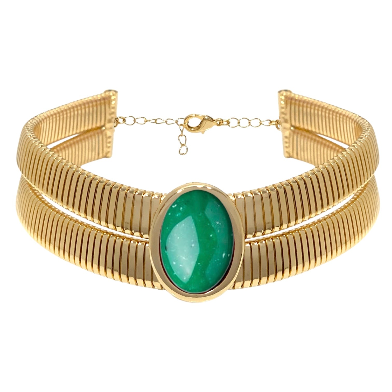 Collana tubo double color