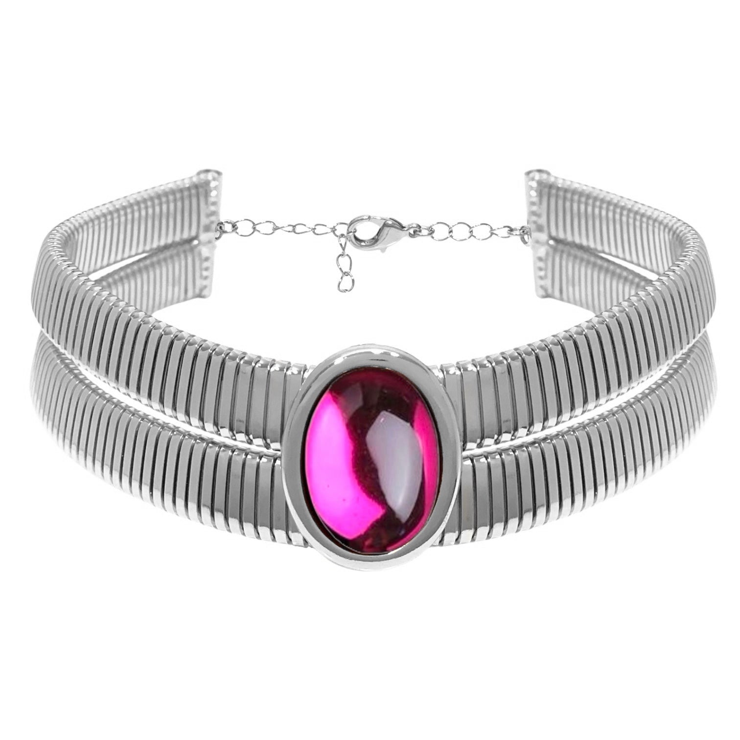 Collana tubo double color