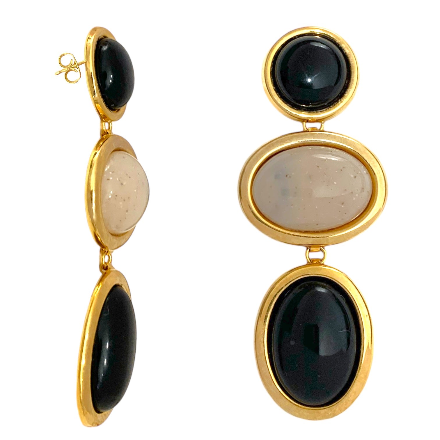 Mixed color earrings