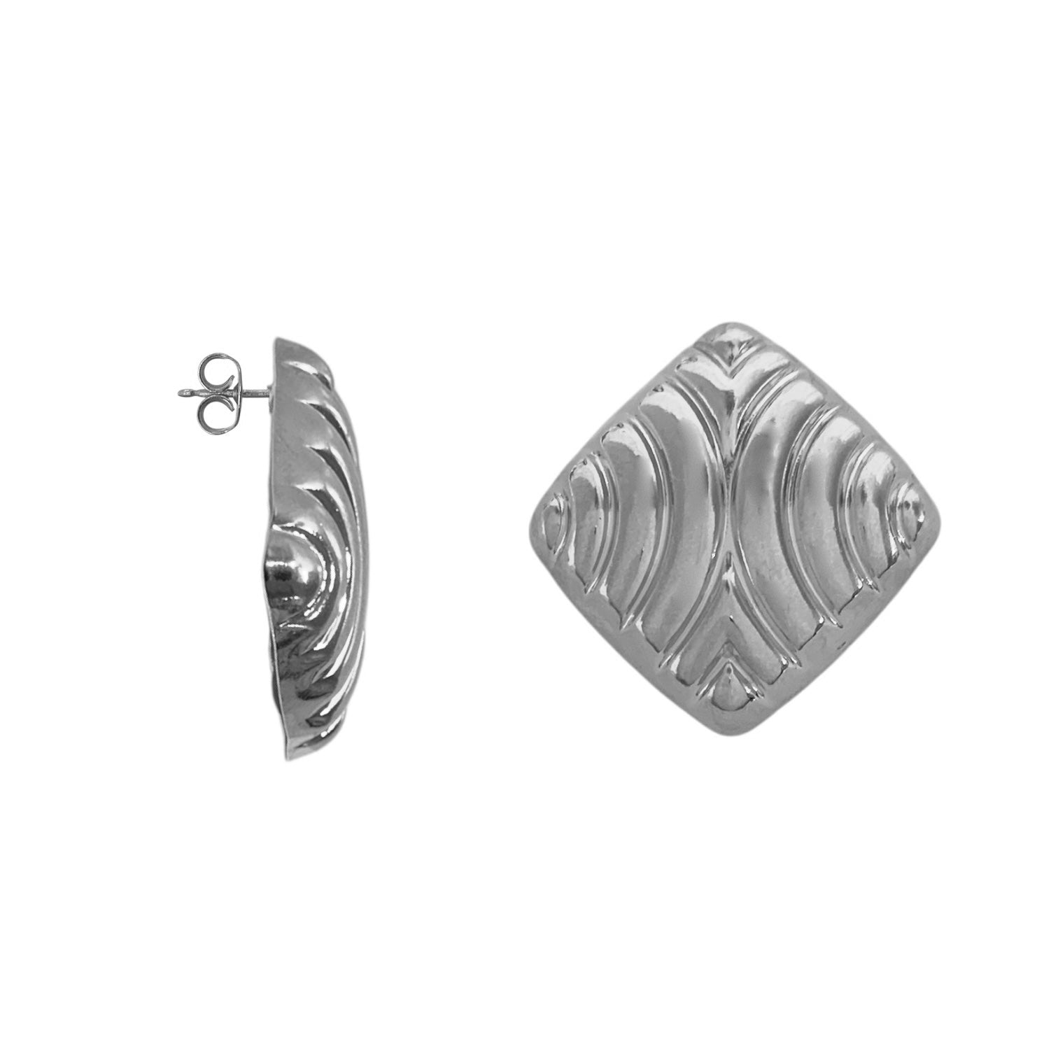 Orecchini New Rhombe Metal