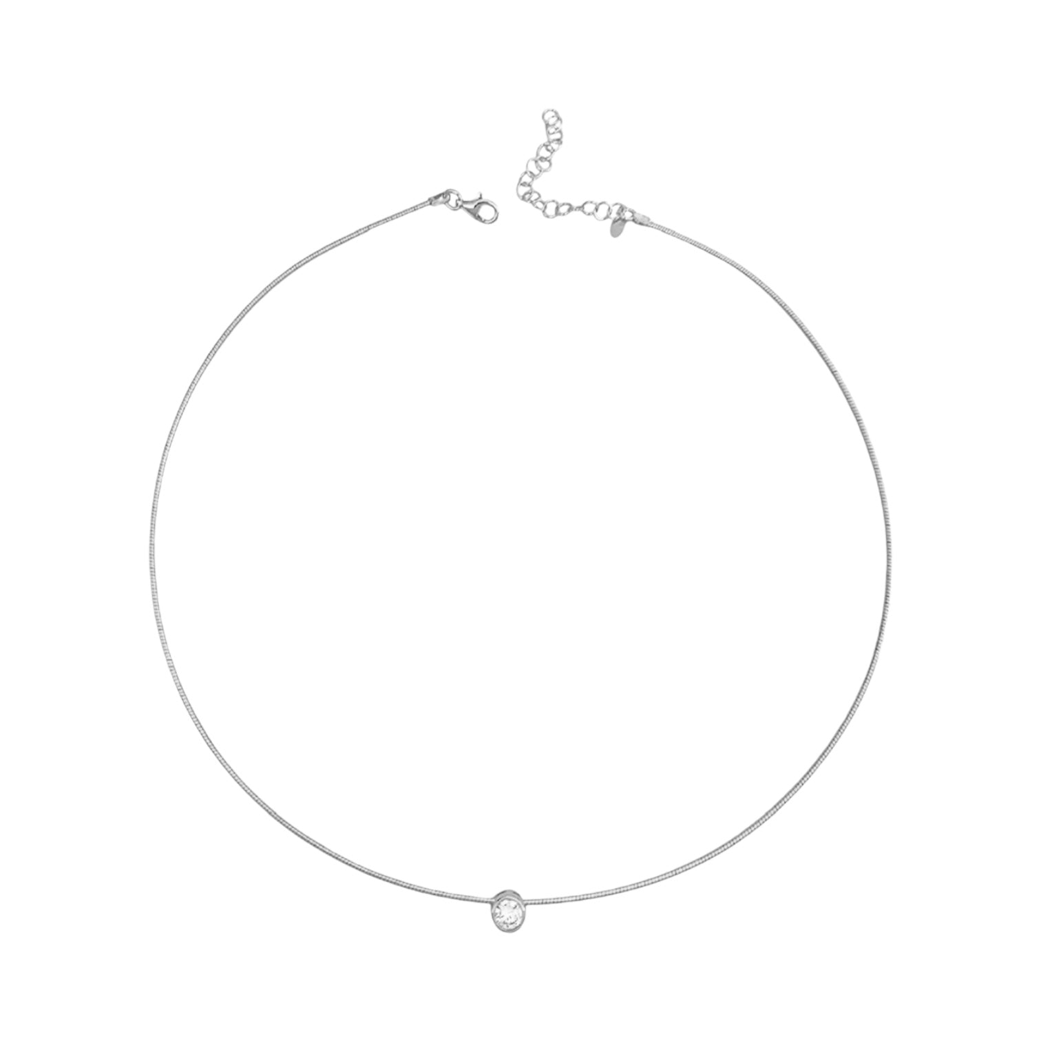 Collana semi rigida punto luce