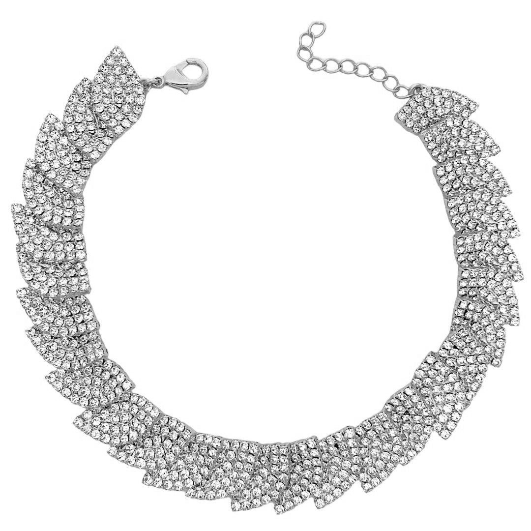 Swarovski Leaf Choker