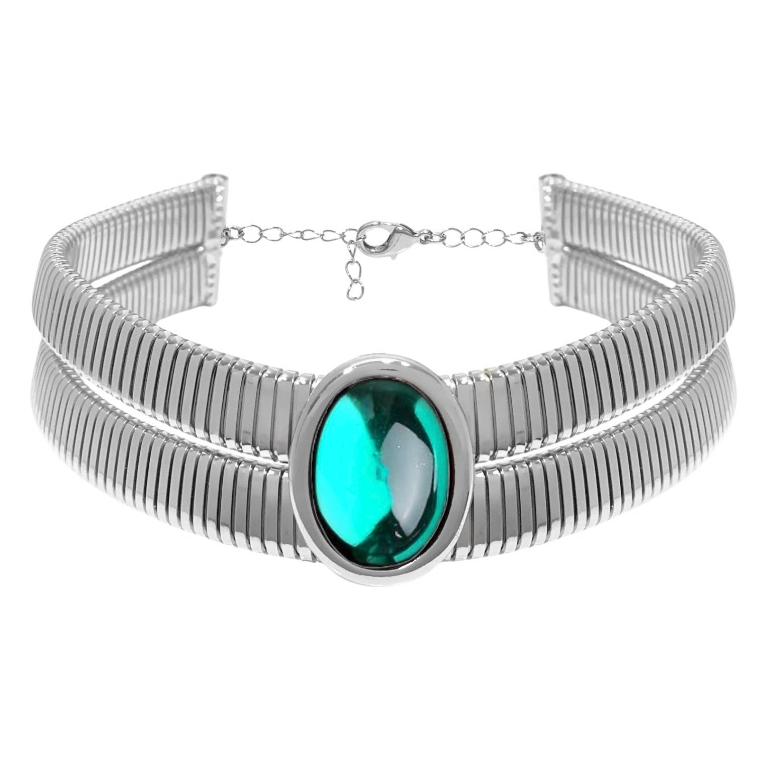 Collana tubo double color