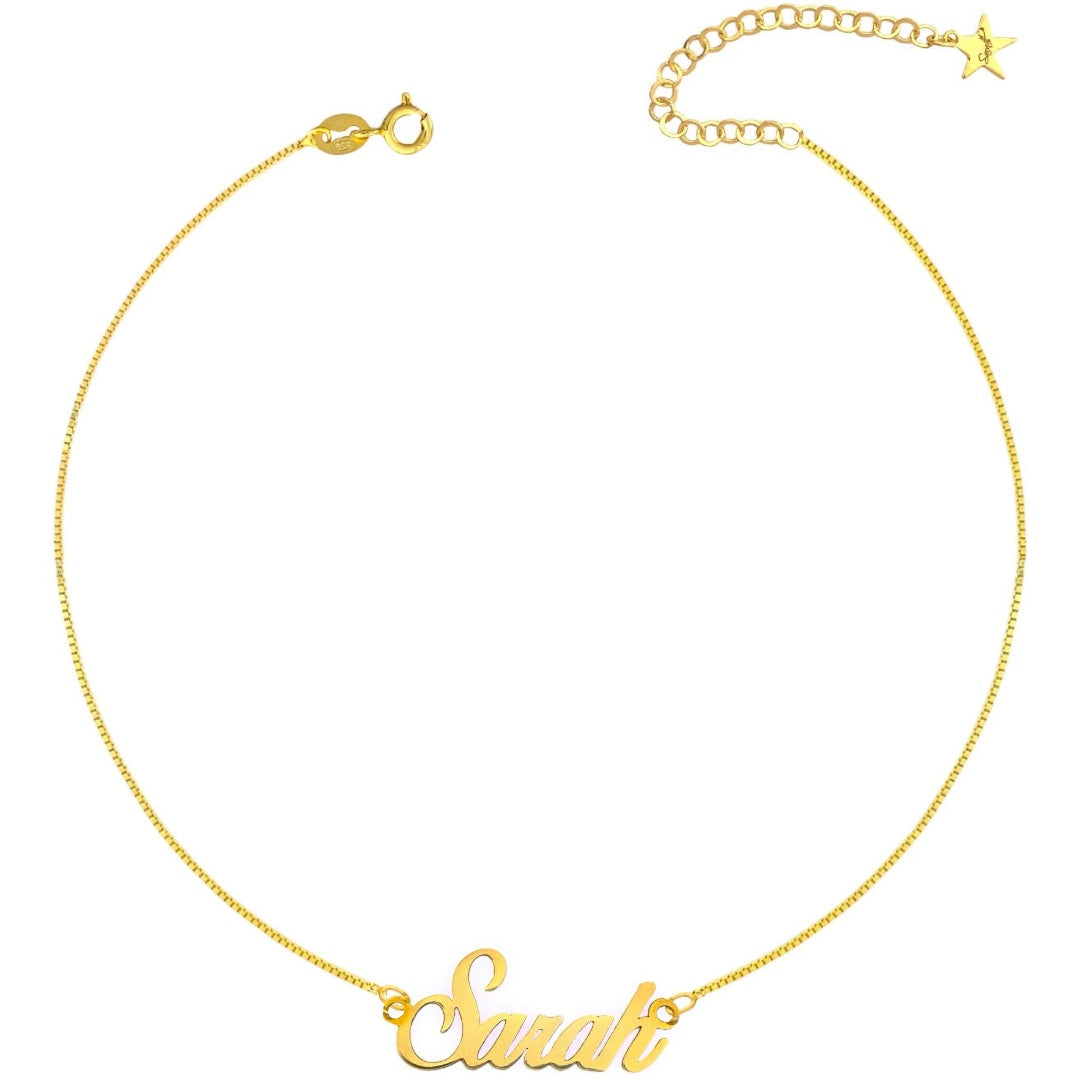 Collana letter corsivo