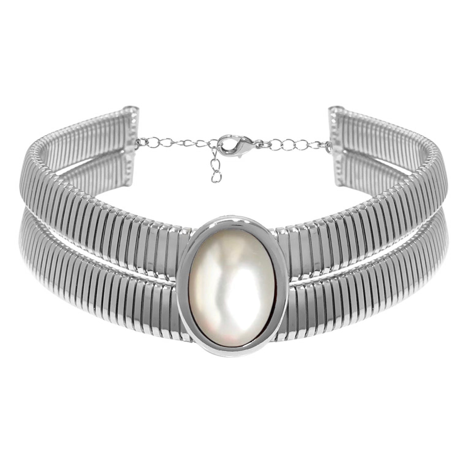 Collana tubo double color