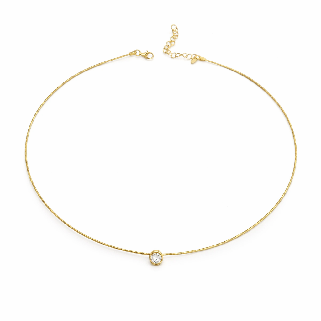 Collana semi rigida punto luce