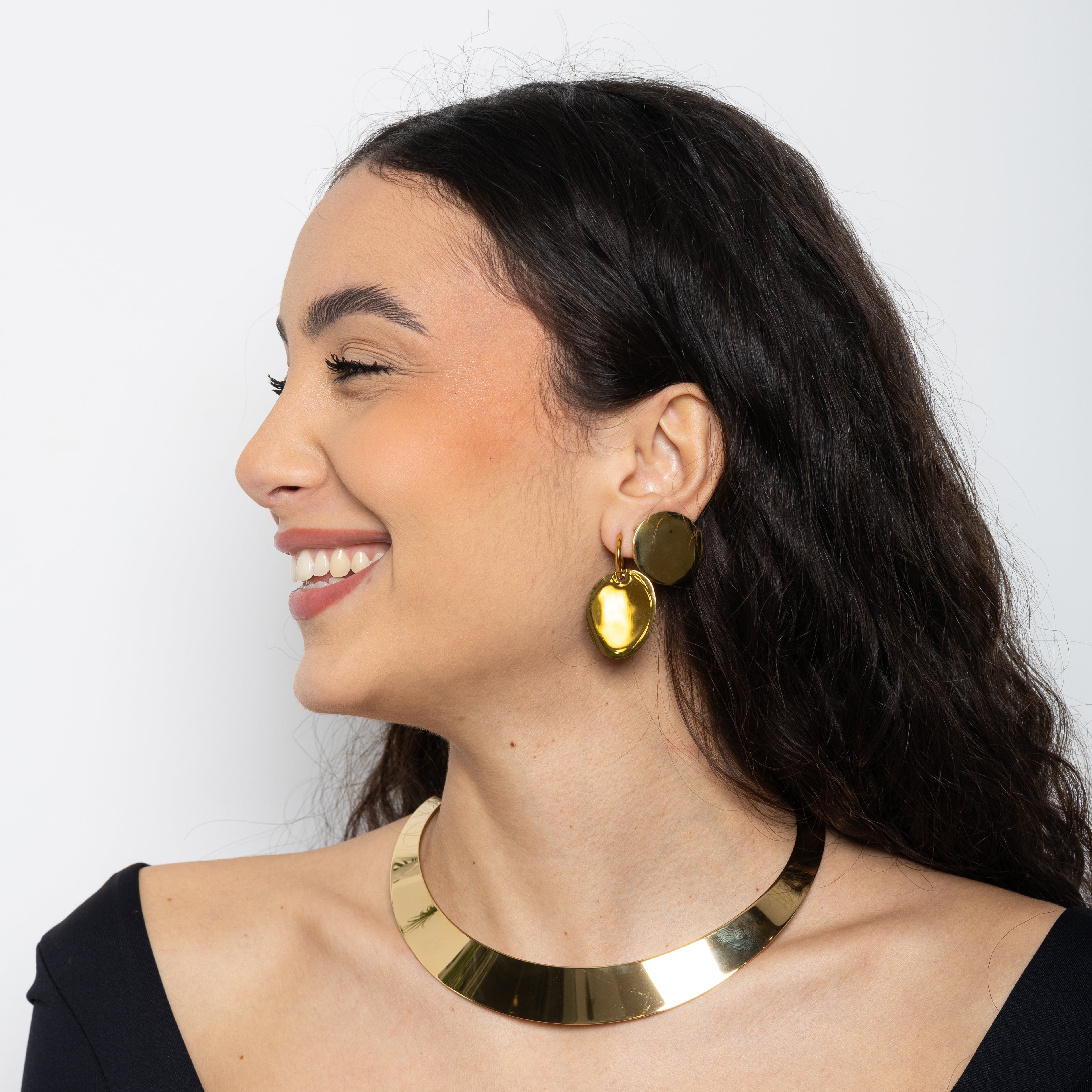 Orecchini oval shine