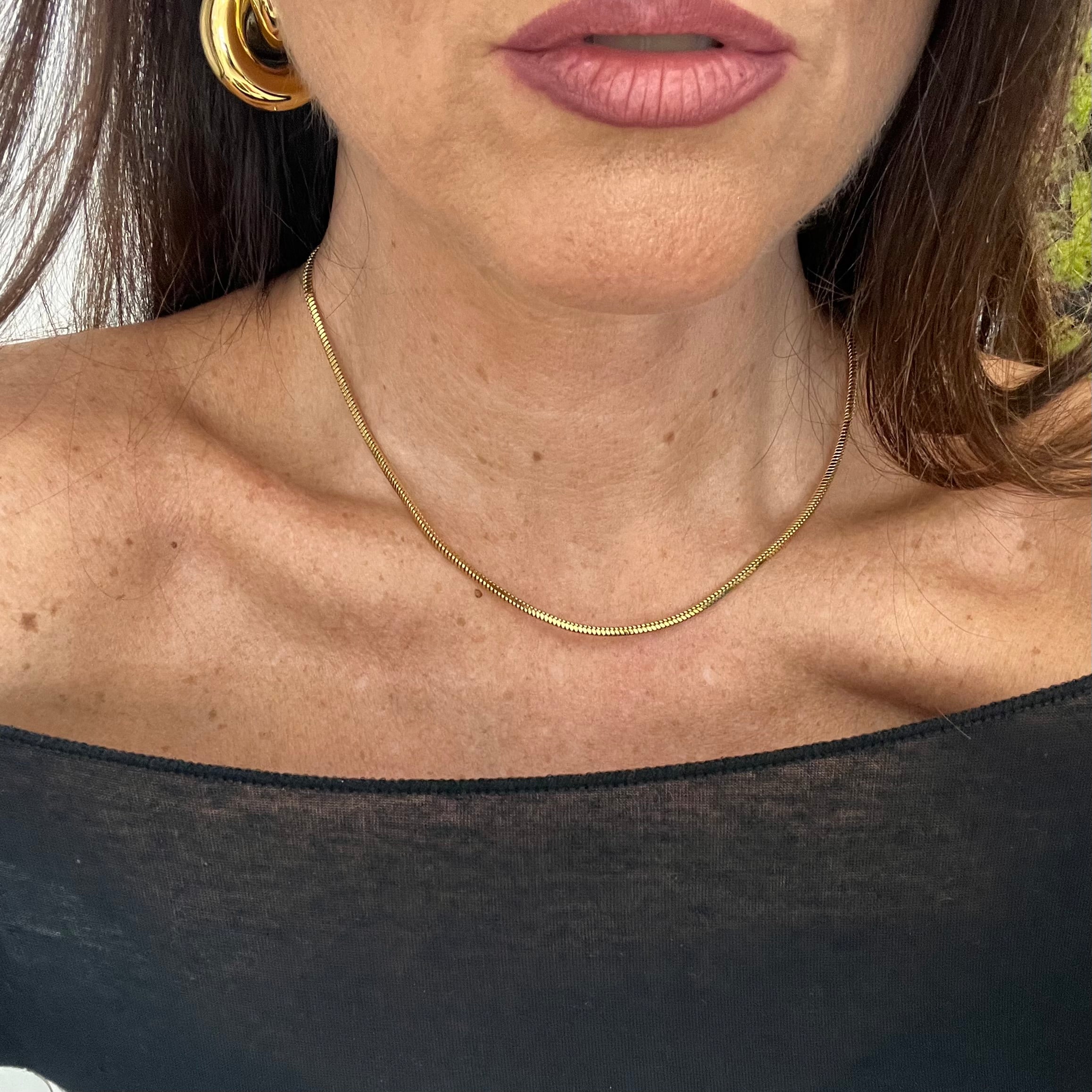 Collana snake casual