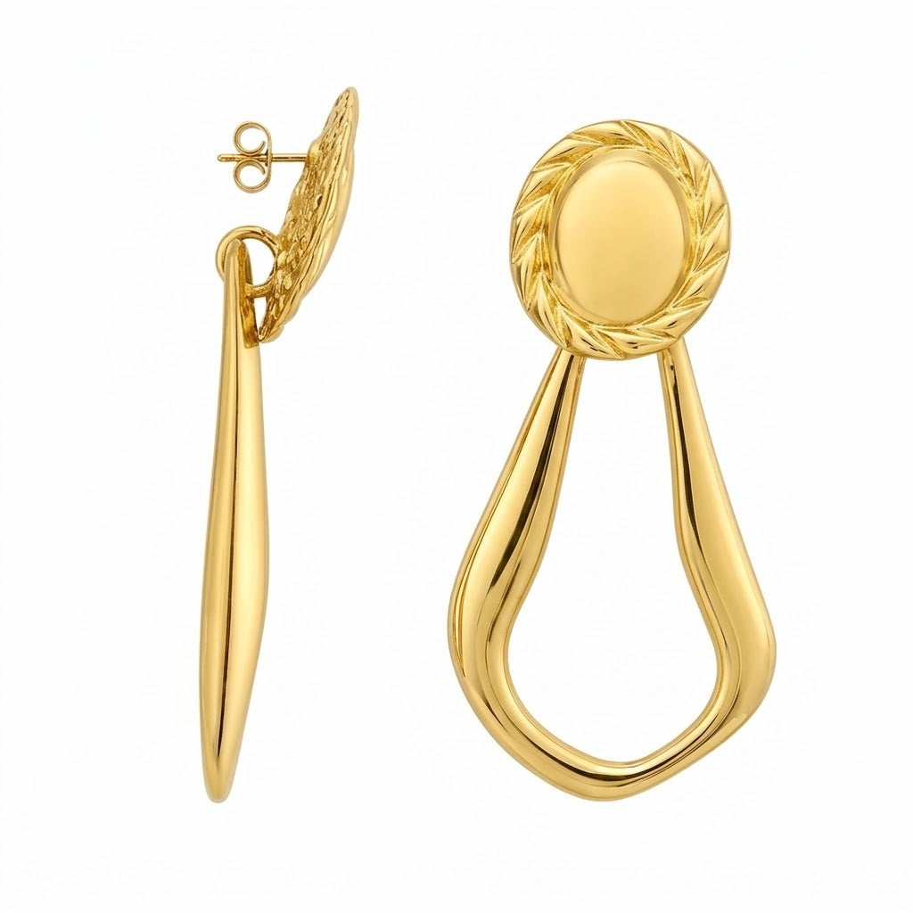 Orecchini Botton Metal