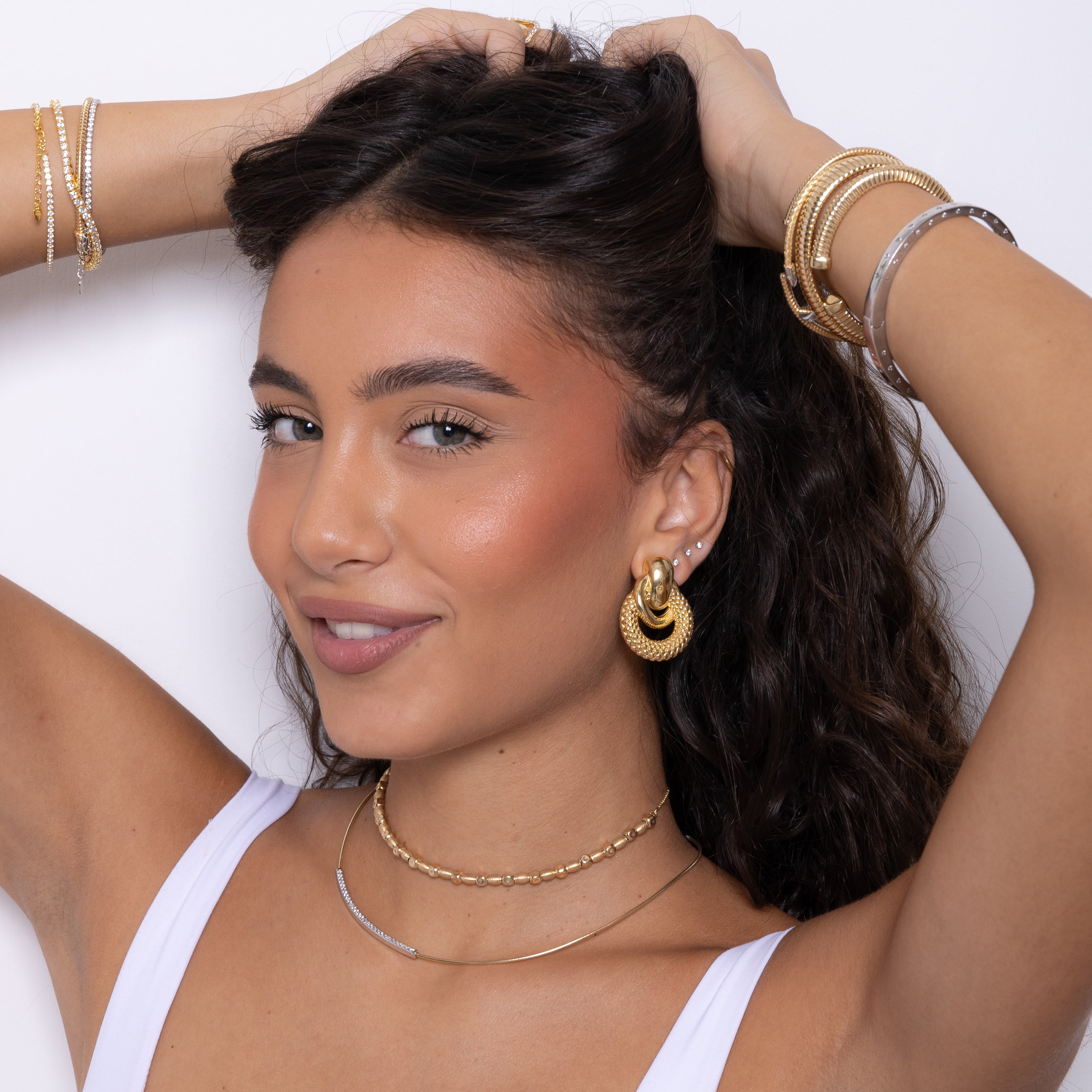 Double Snake Earrings