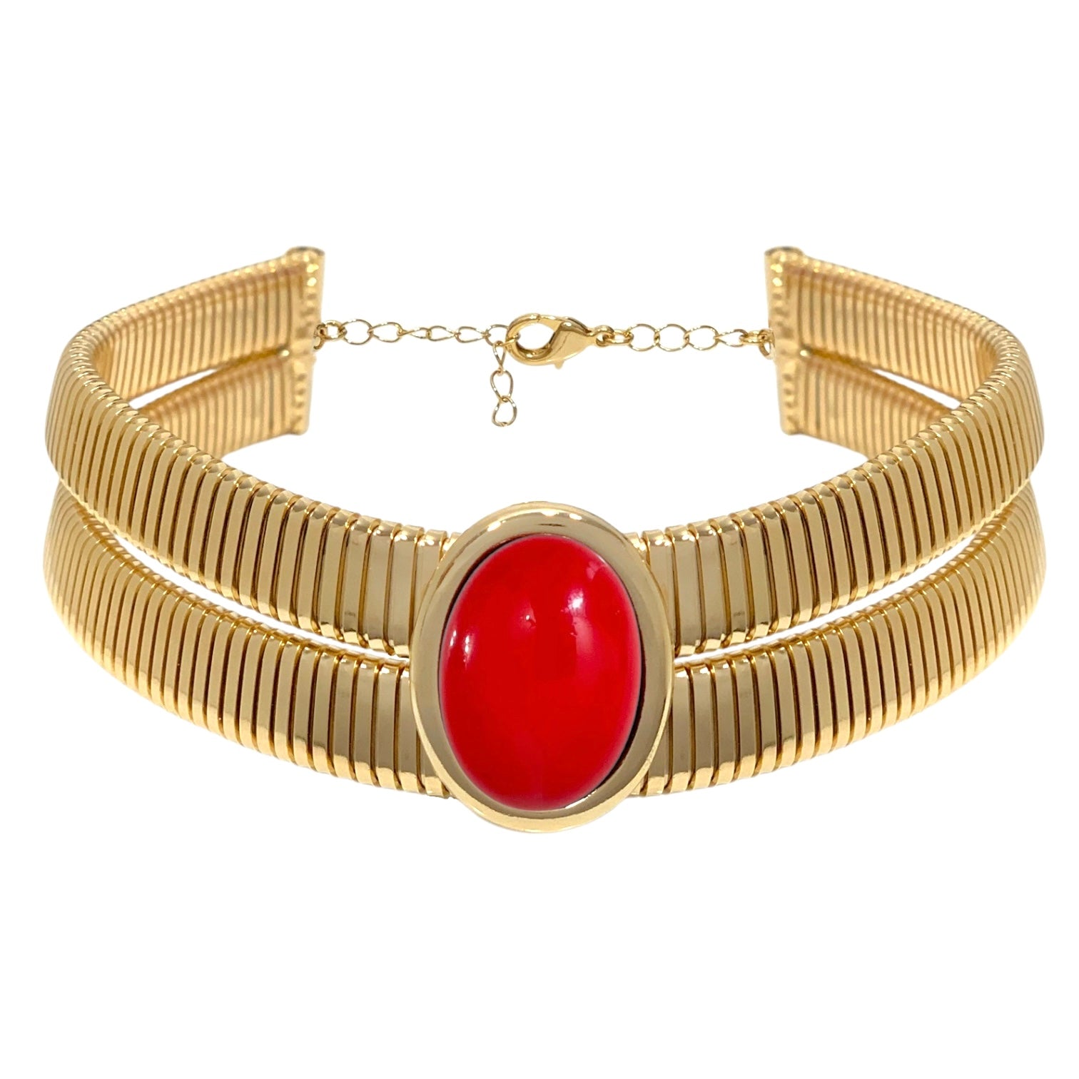 Collana tubo double color