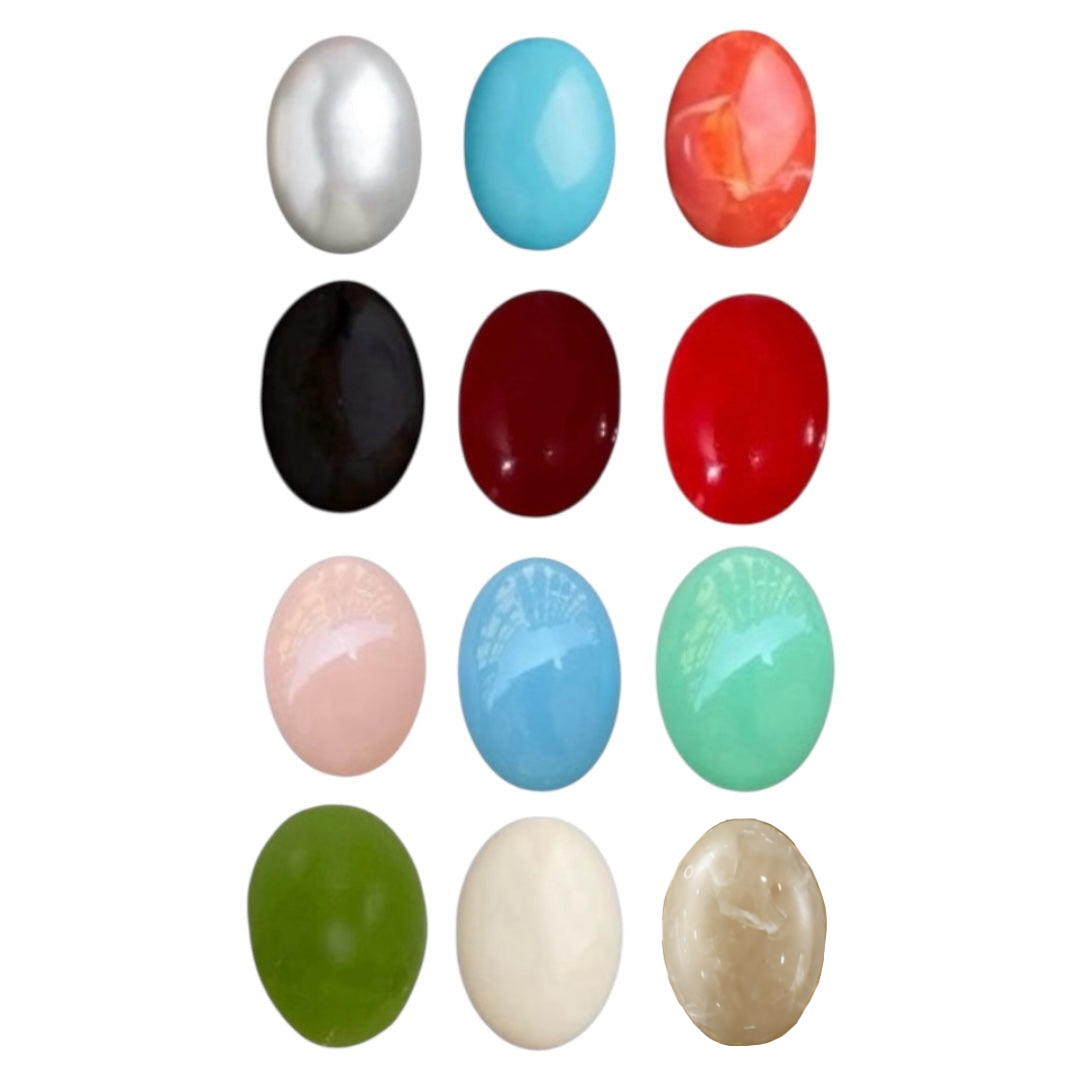 Orecchini Oval Mini Color
