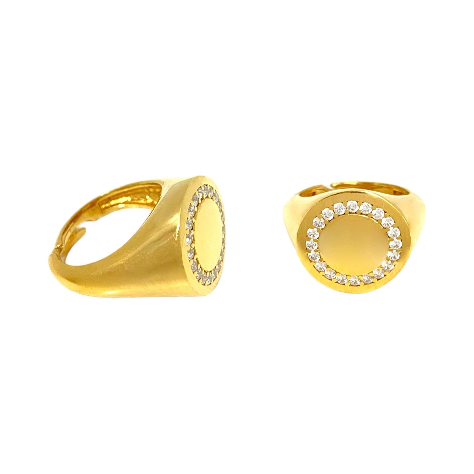 Anello Chevalier tondo Luxury