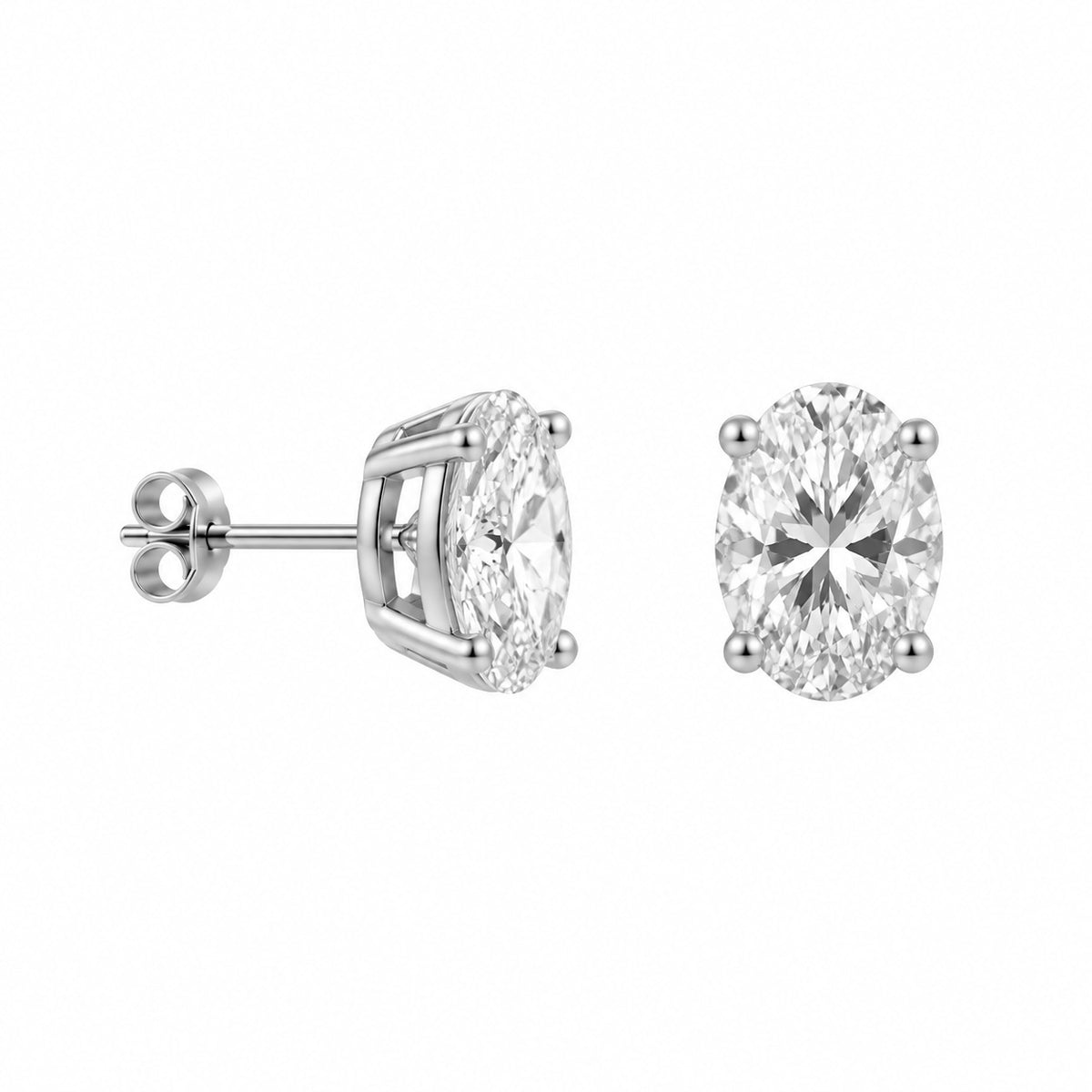 Orecchini diamond Oval