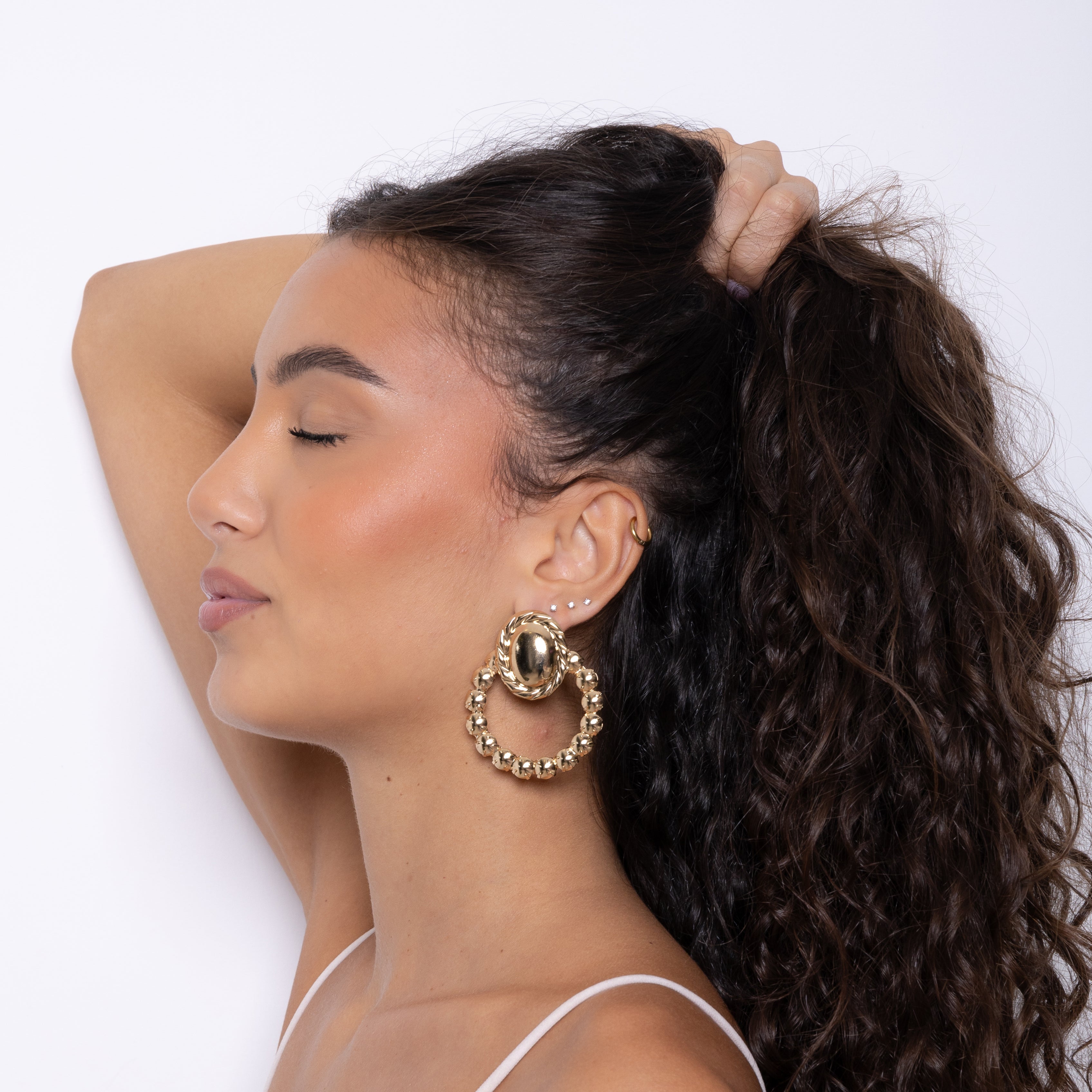 Orecchini Flora Metal