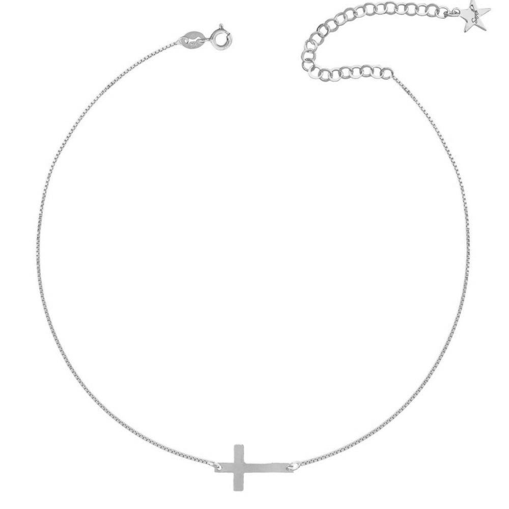 Choker con croce al lato