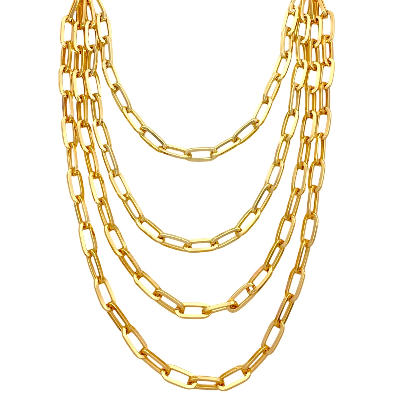 Multi square necklace