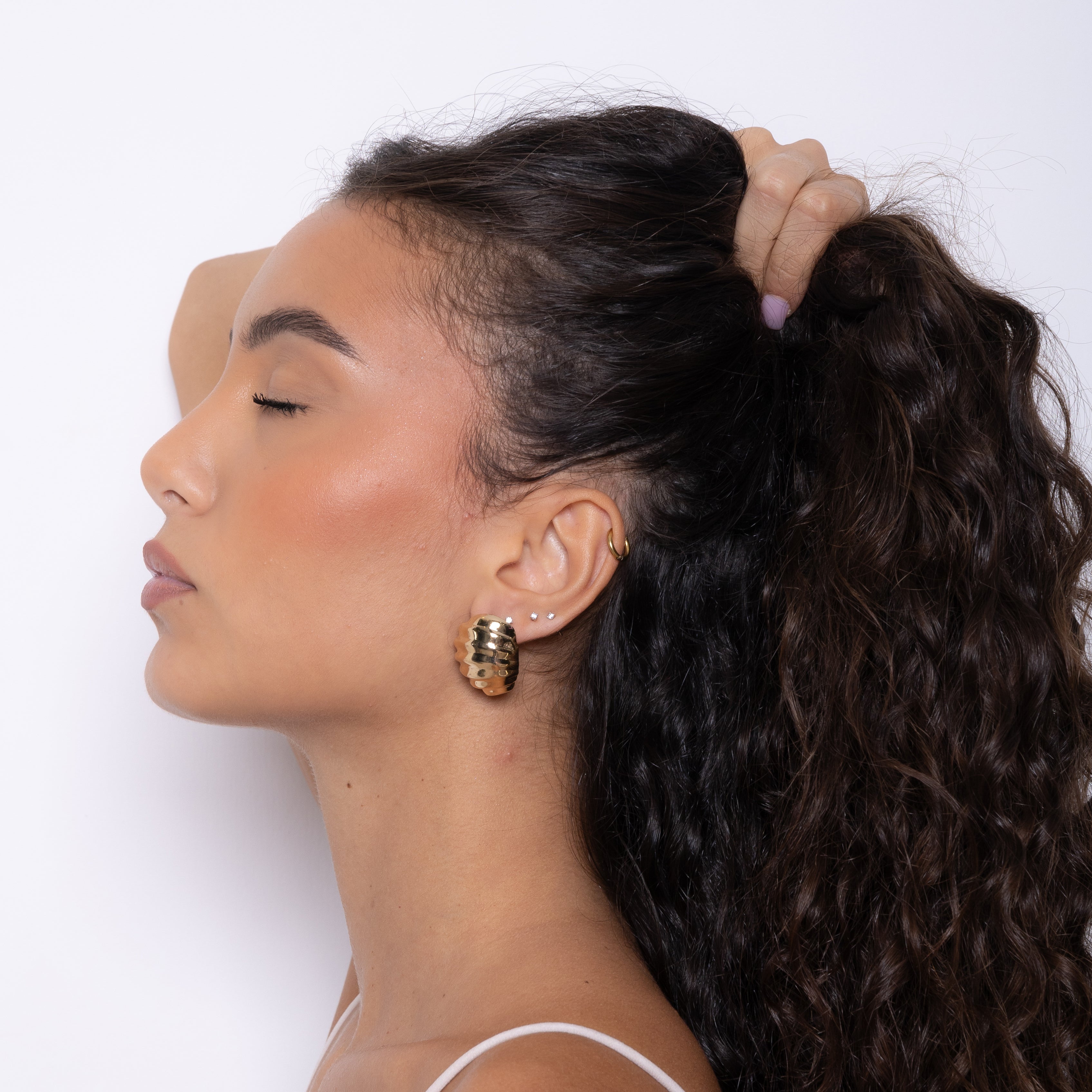 Orecchini Honey Metal