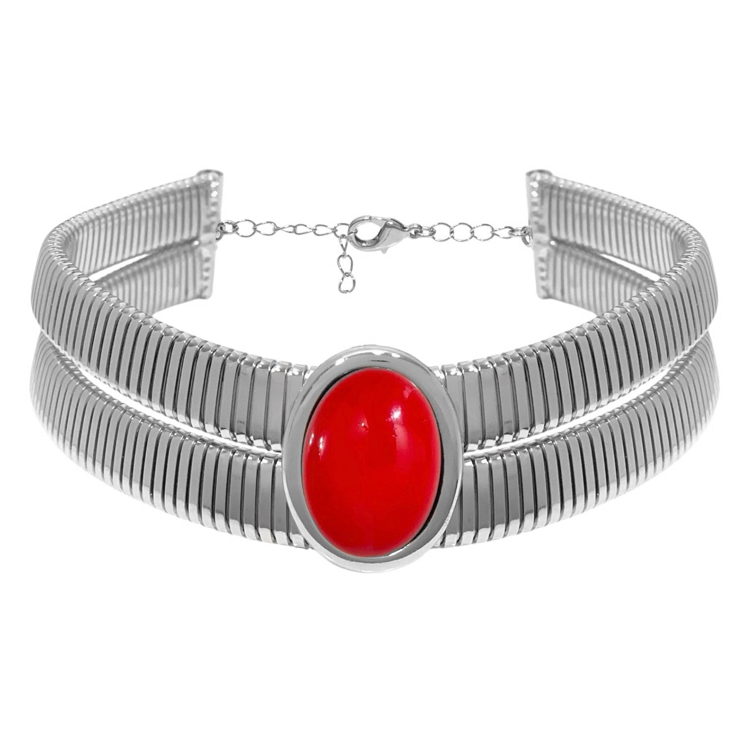 Collana tubo double color