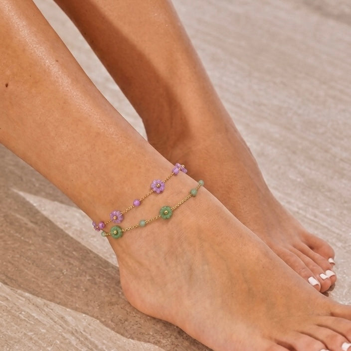 Cavigliera Flowers casual