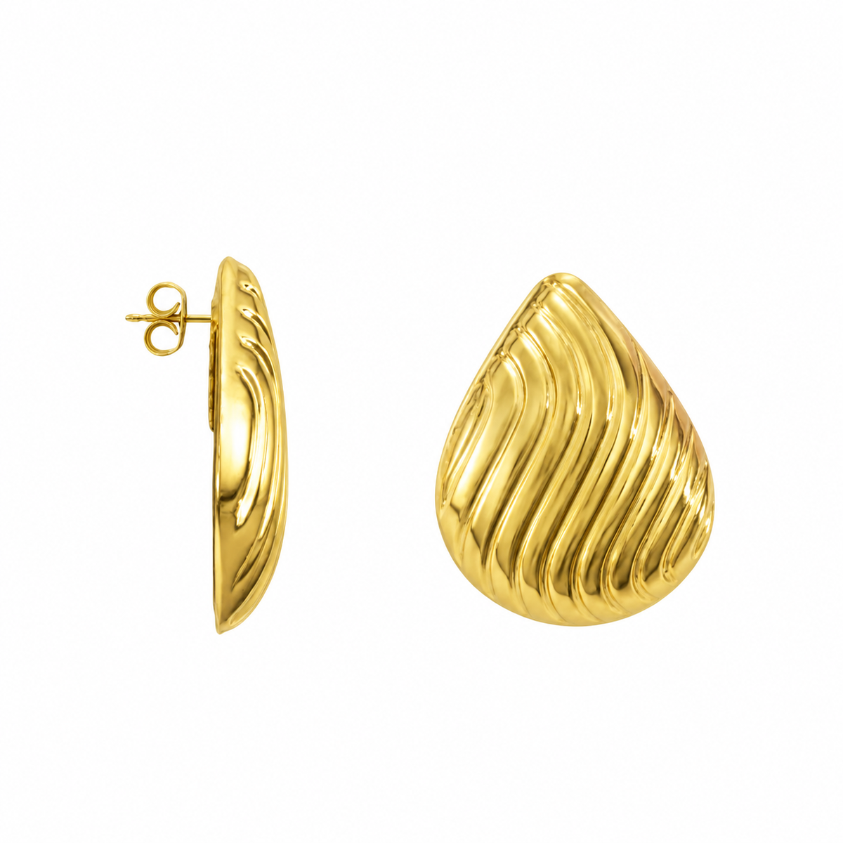 Orecchini Line Drop Metal