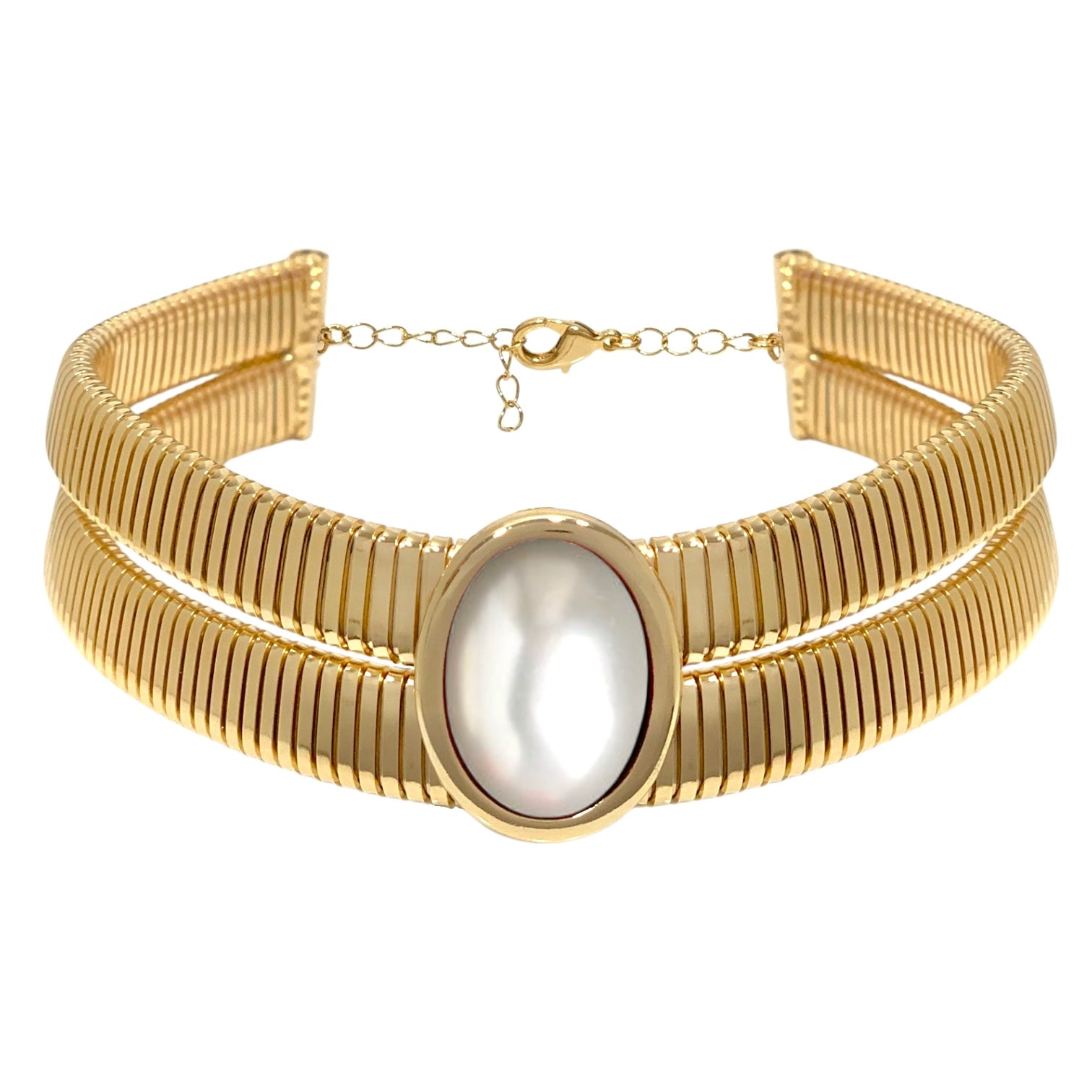 Collana tubo double color