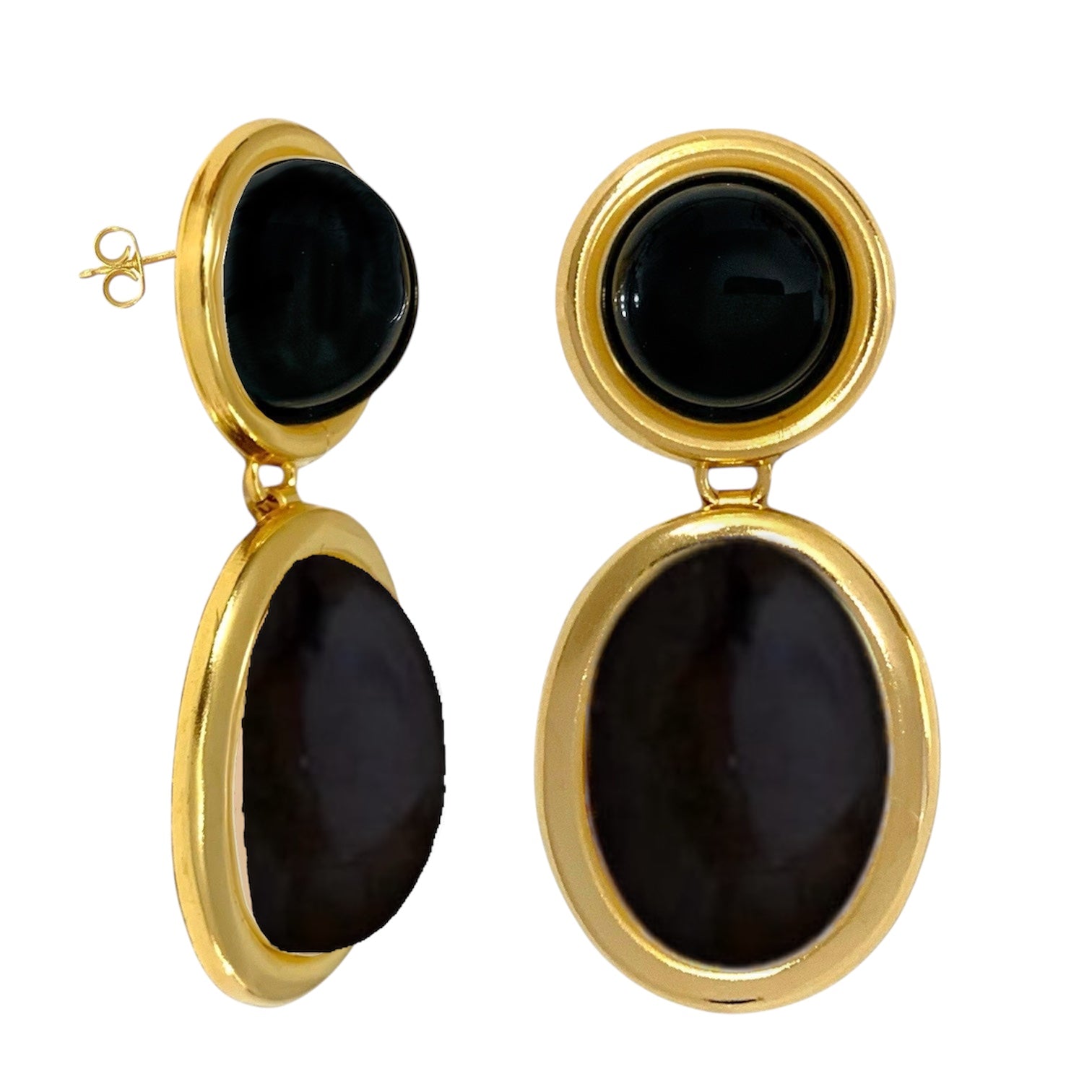 Color pendant earrings