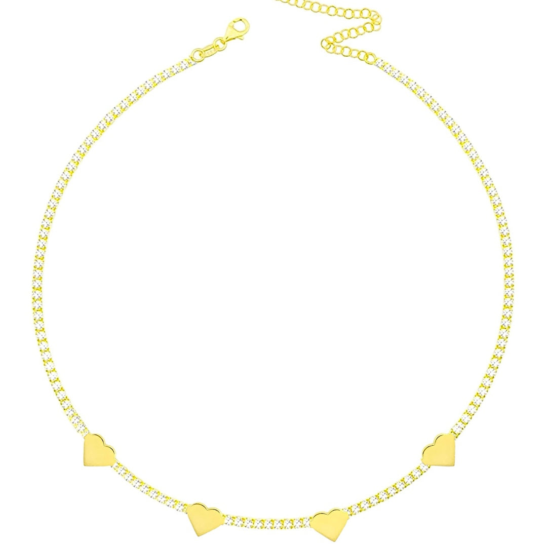 Choker Luxury Four love