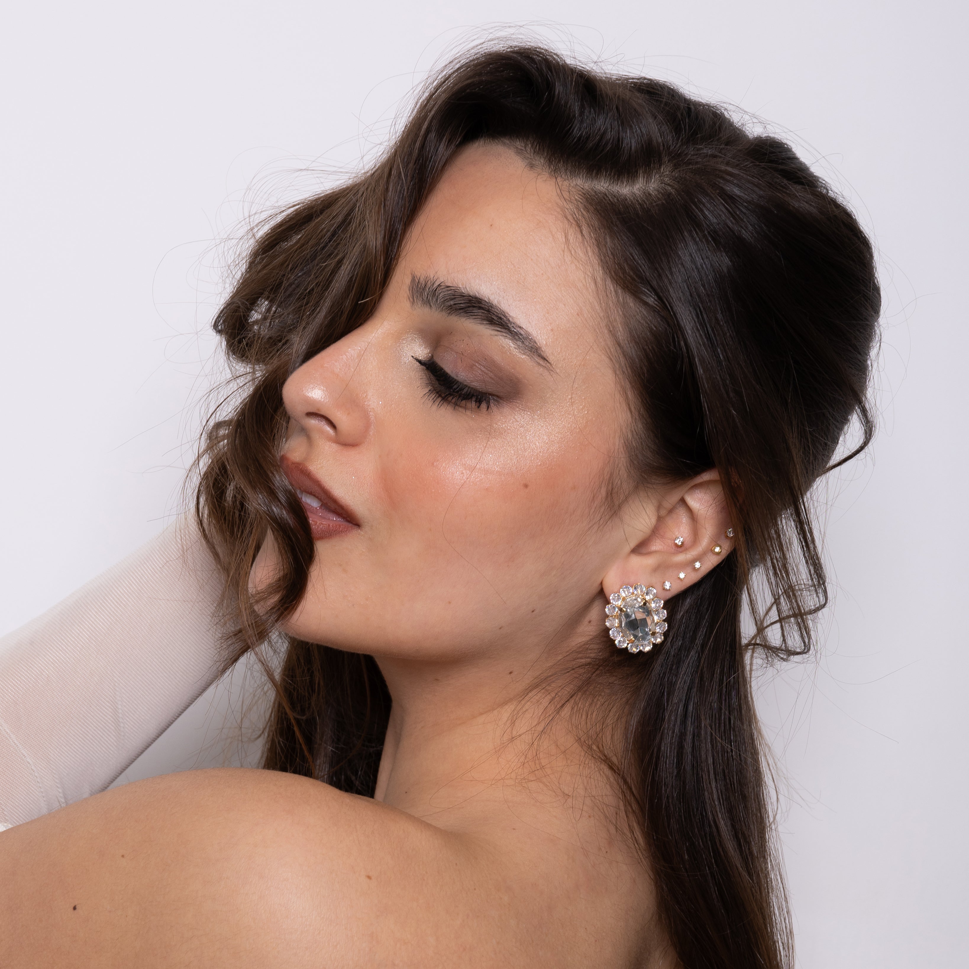 Orecchini Kristal Swarovski Oval