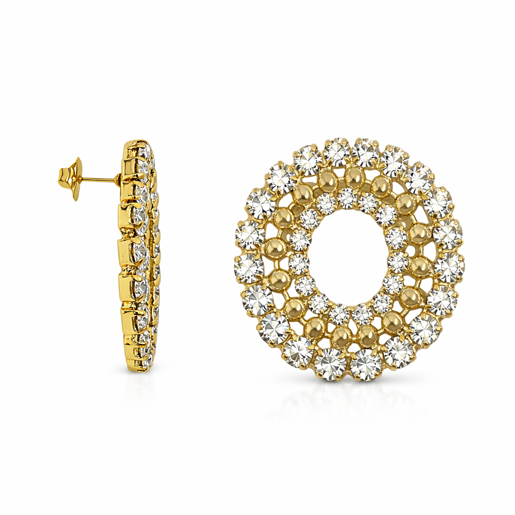 Orecchini Circle swarovski