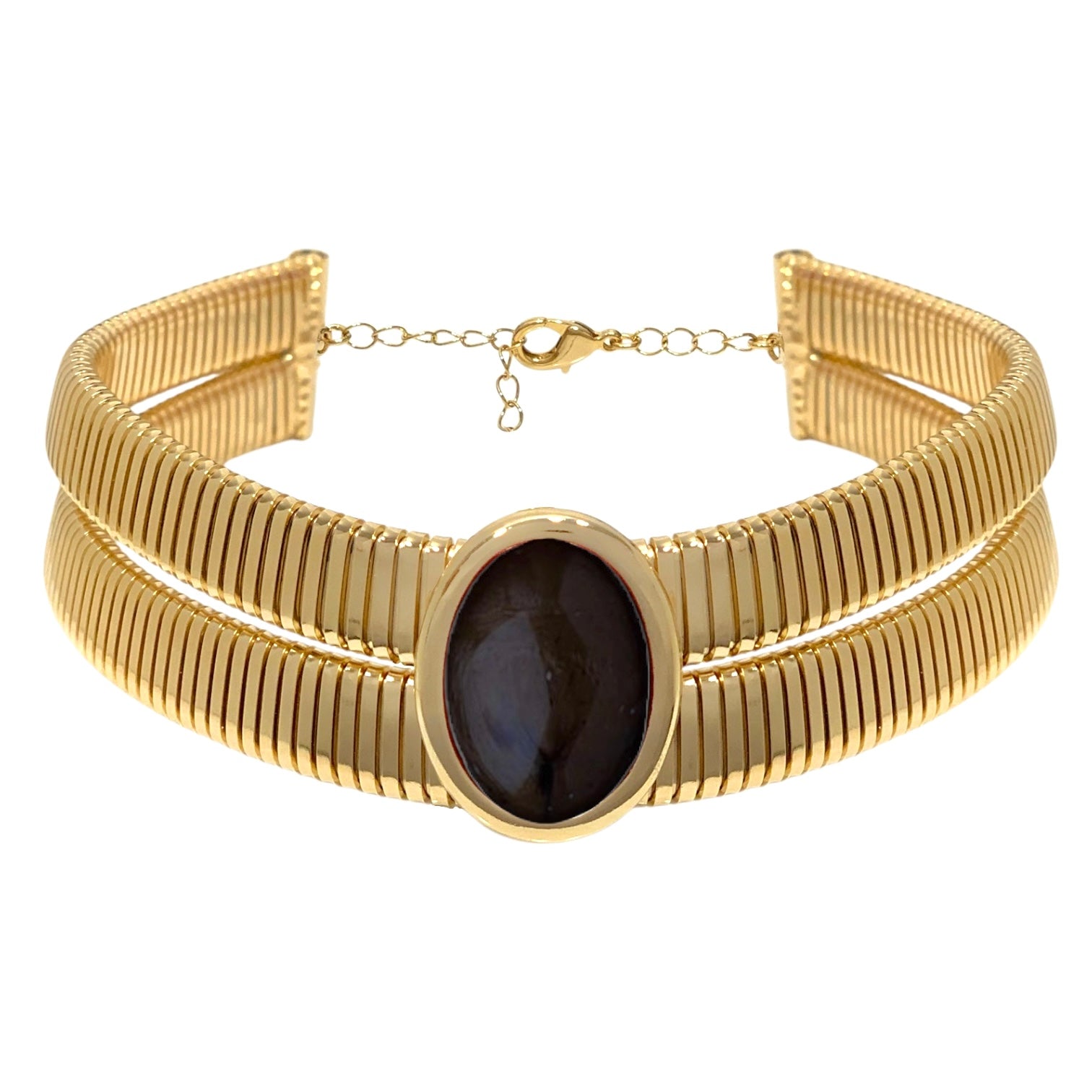 Collana tubo double color