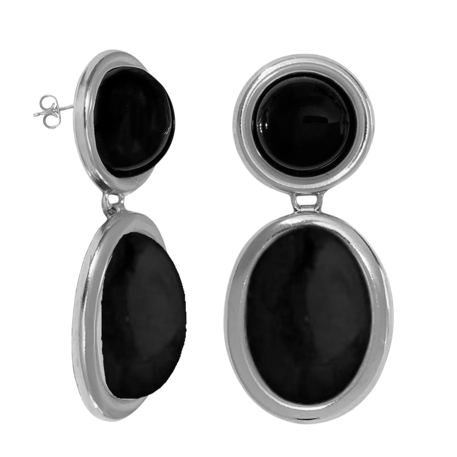 Color pendant earrings